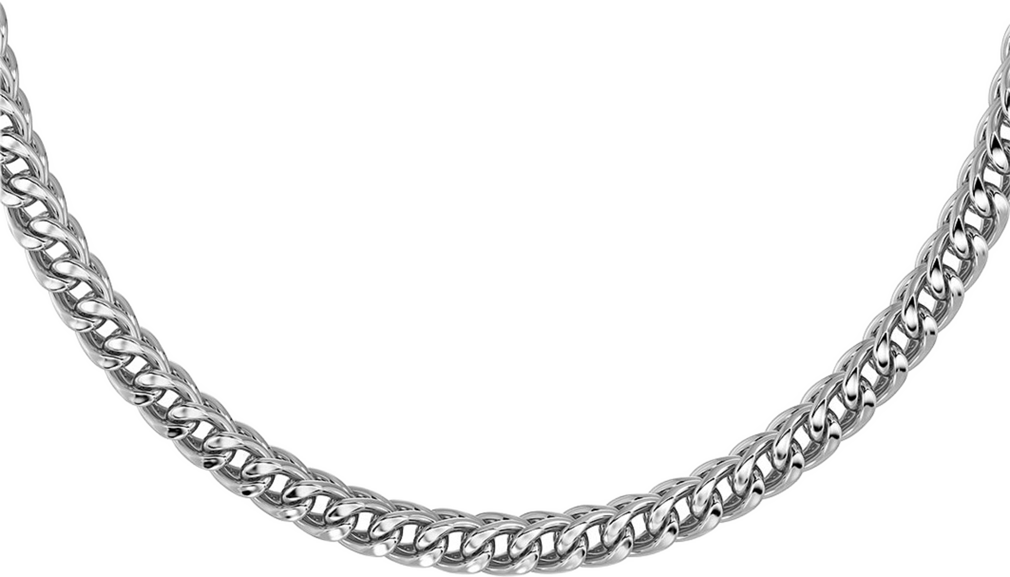 Spiga Chain Necklace Steel