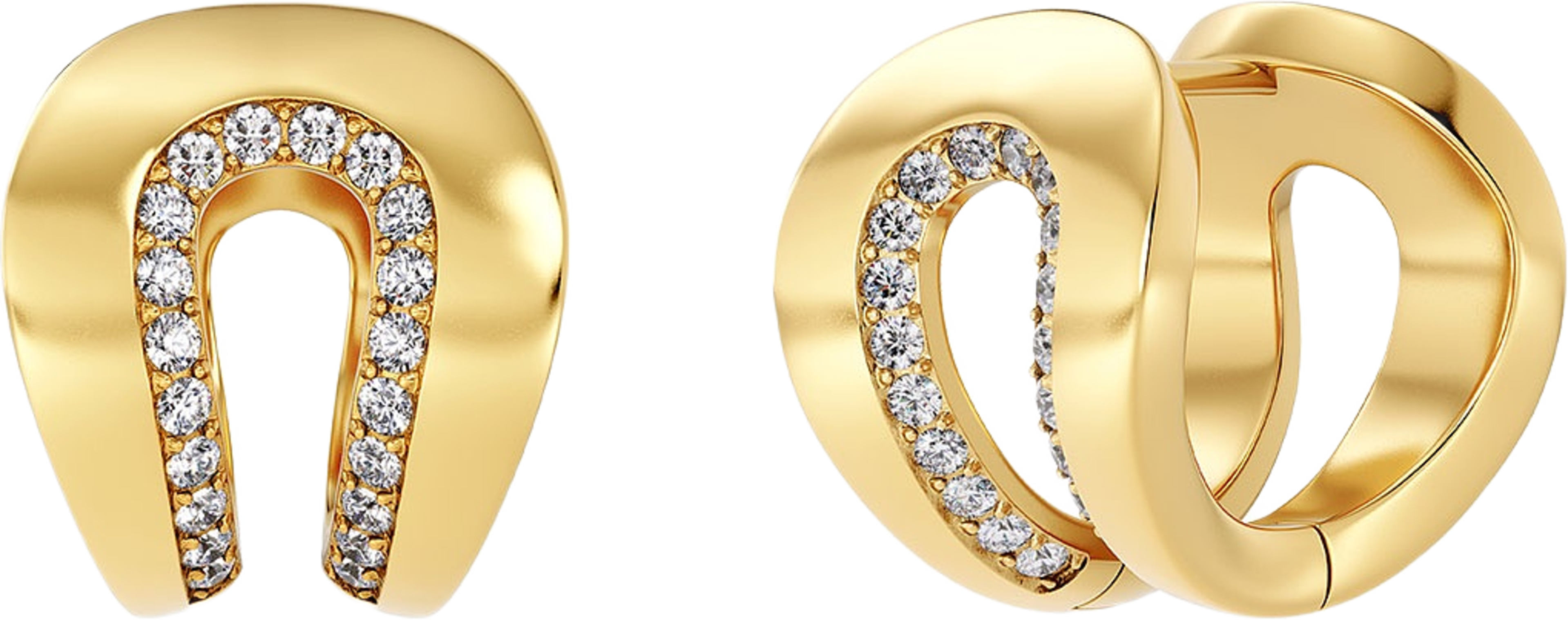 Plié Hoops Gold