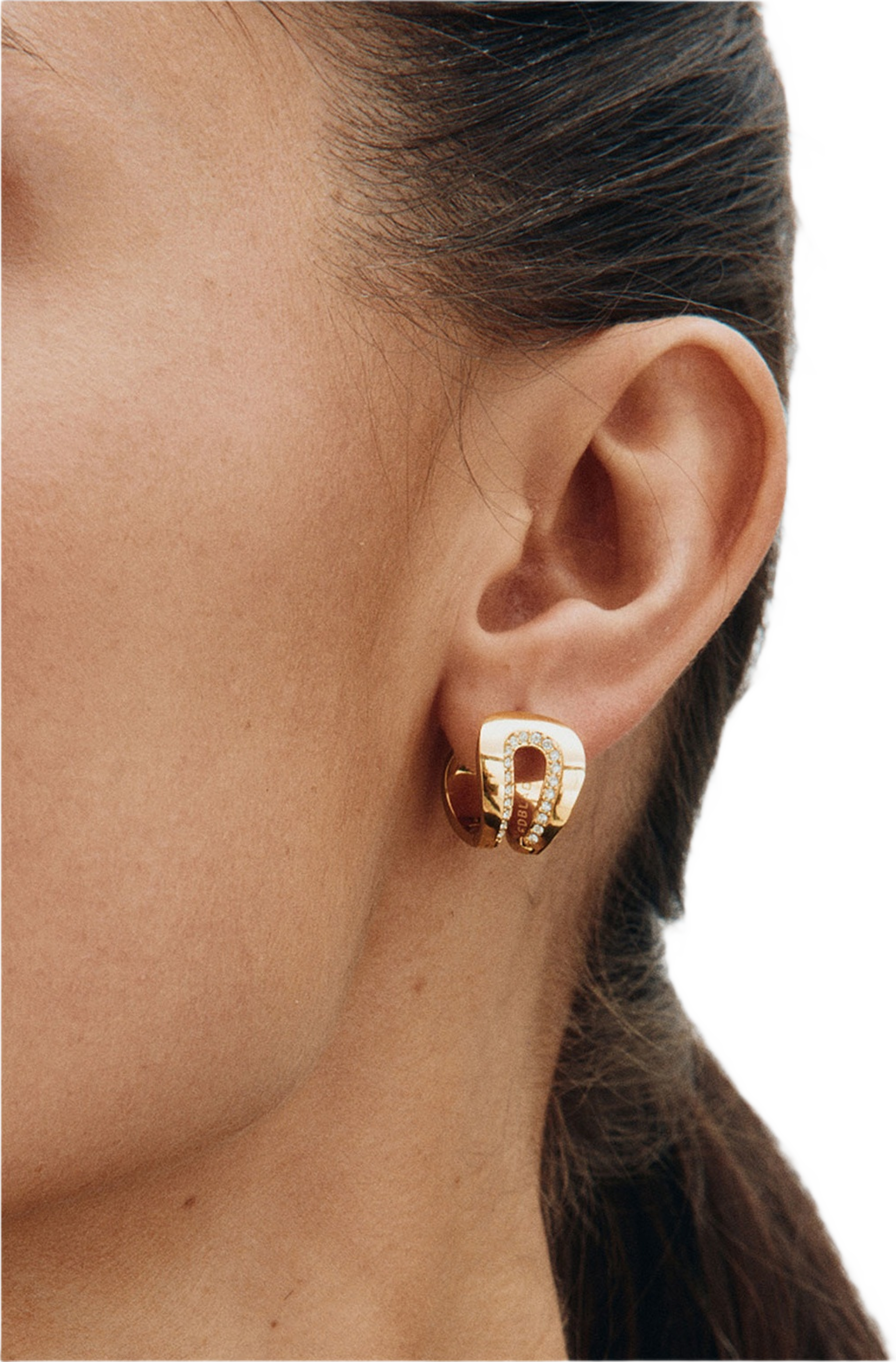 Plié Hoops Gold