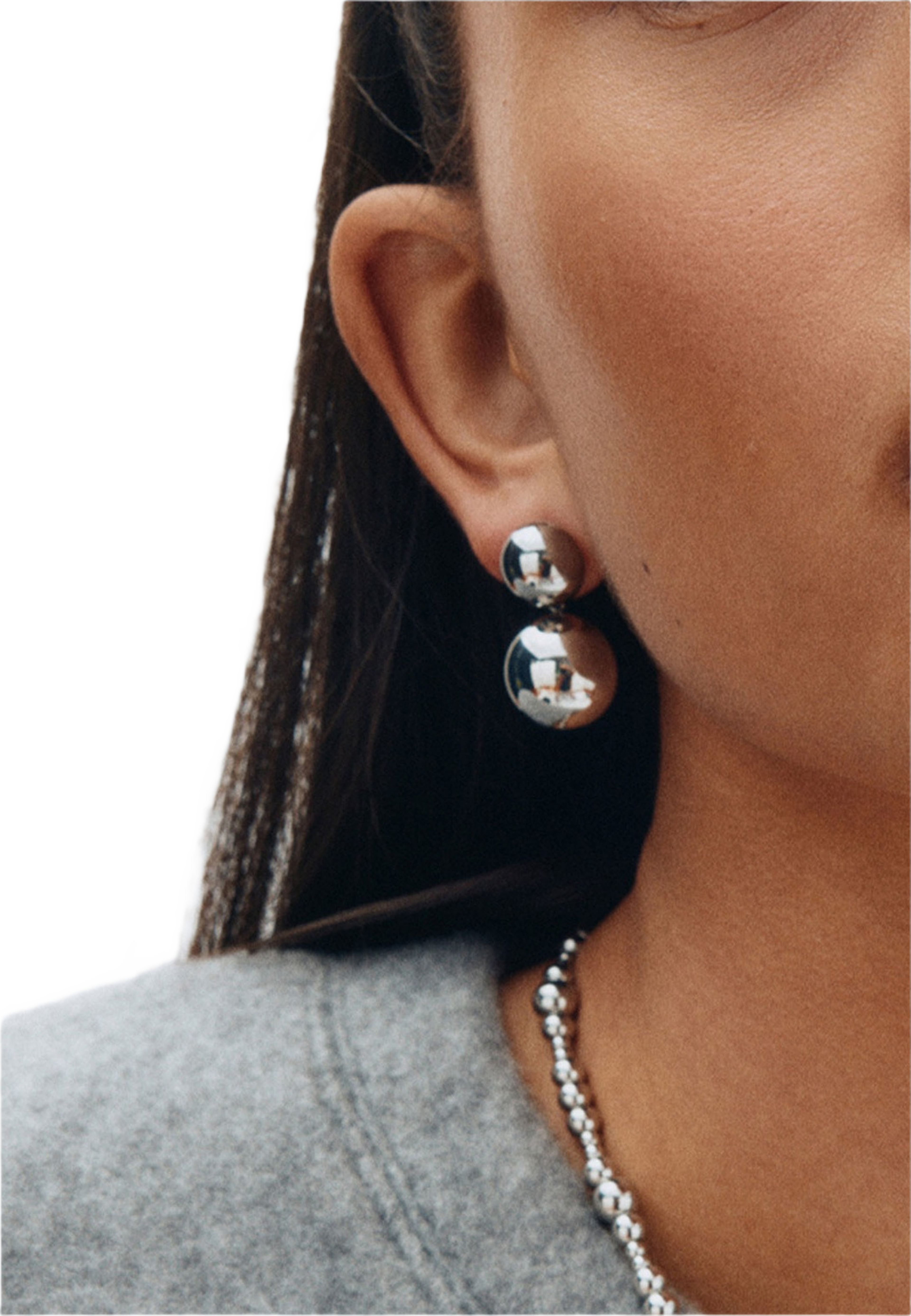 Sphere Earrings S Steel