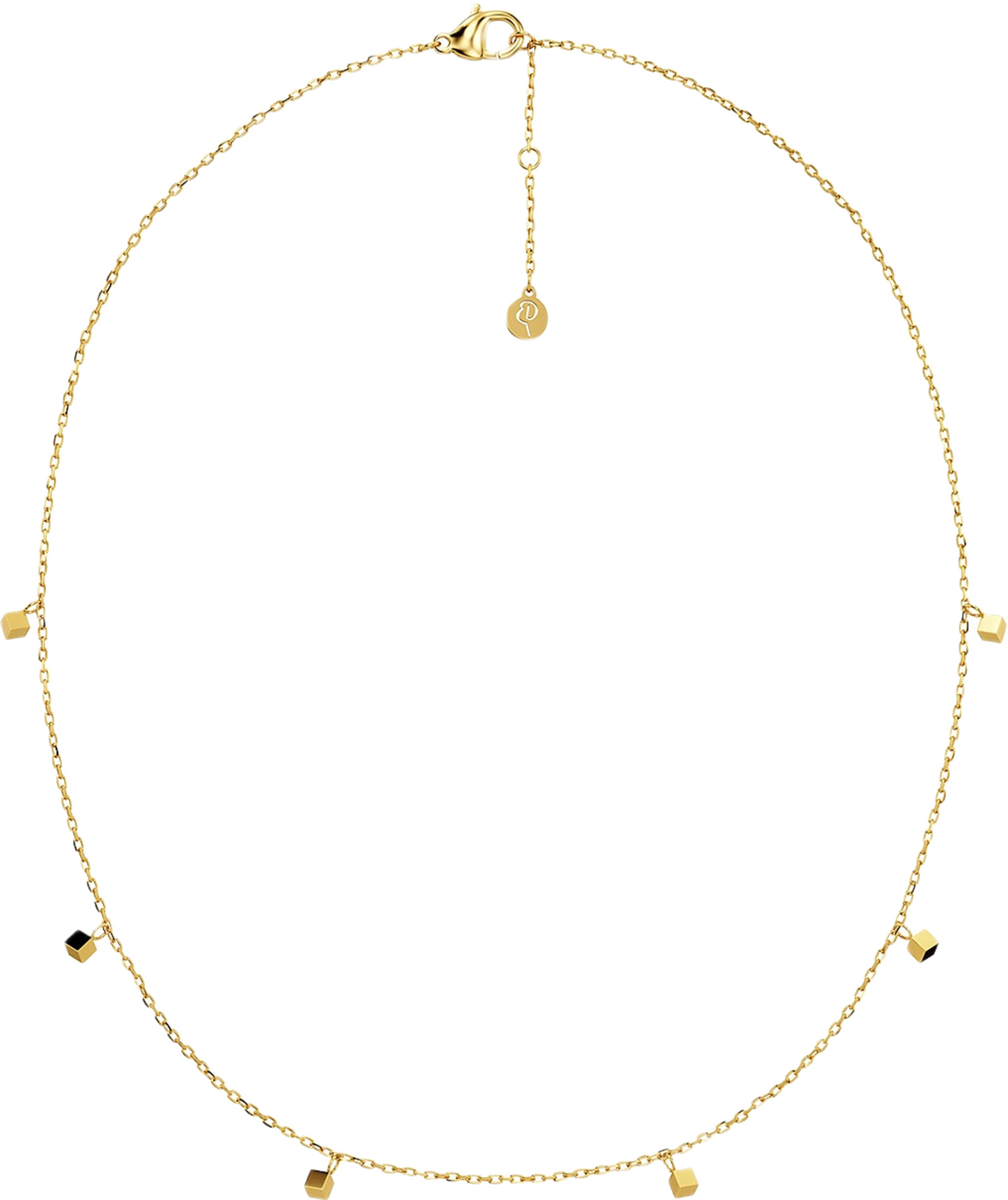 Dice Necklace Gold