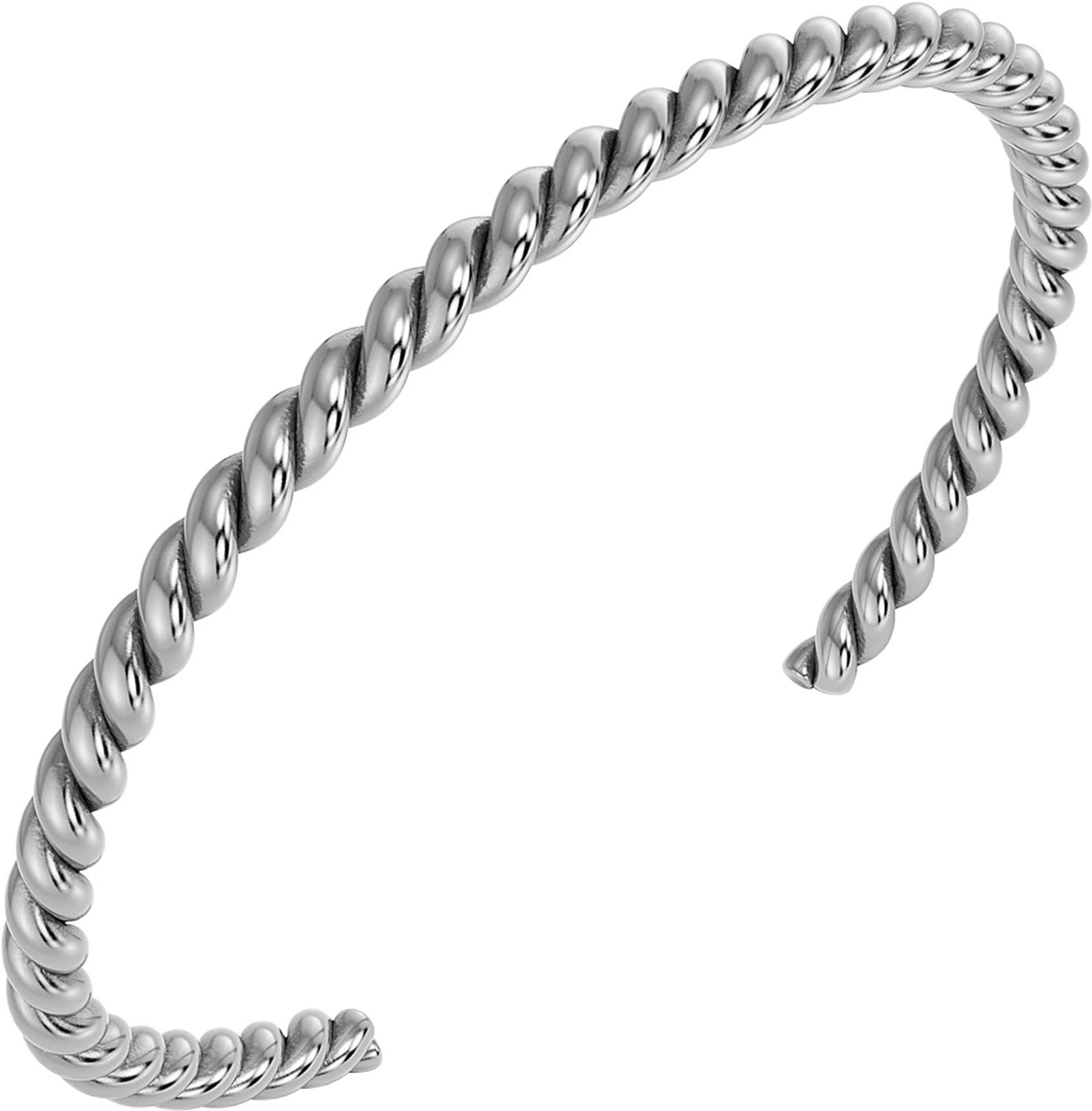 Twine Bangle Steel, från Edblad, i färgen Steel.