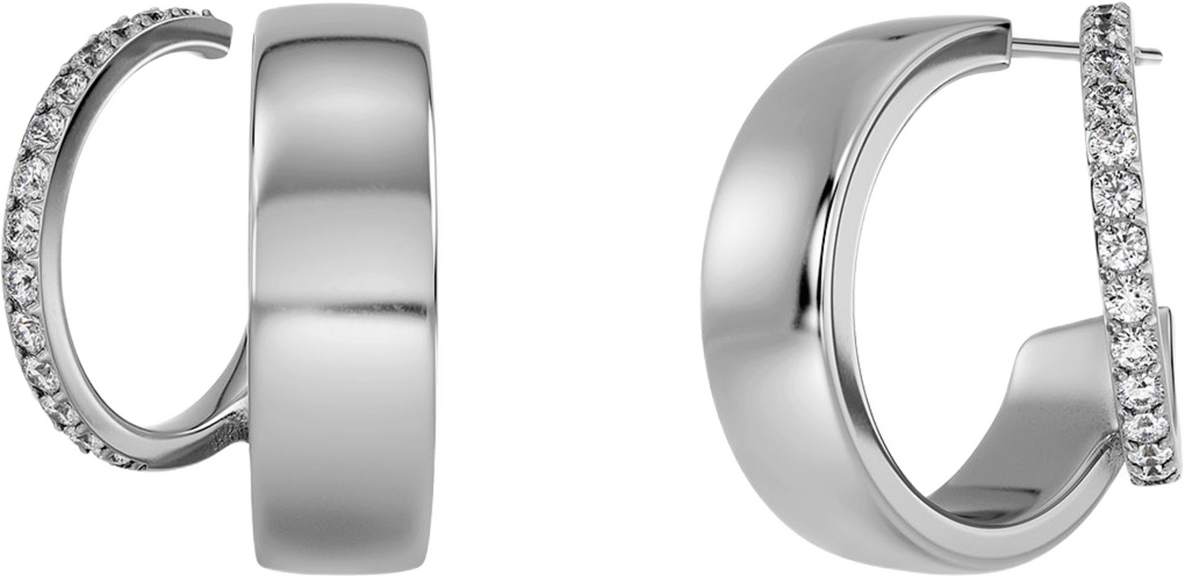 Plié Hoops Double Steel