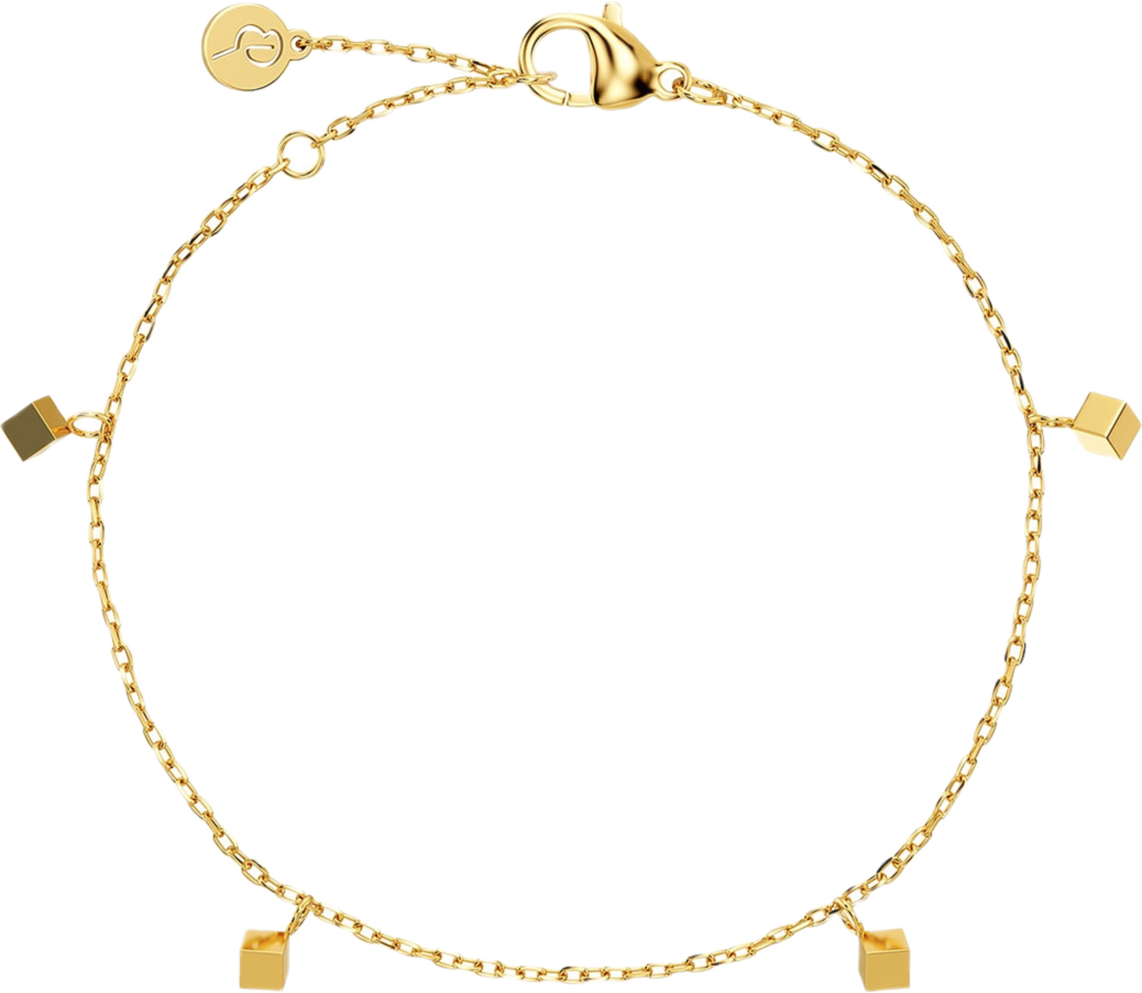 Dice Bracelet Gold