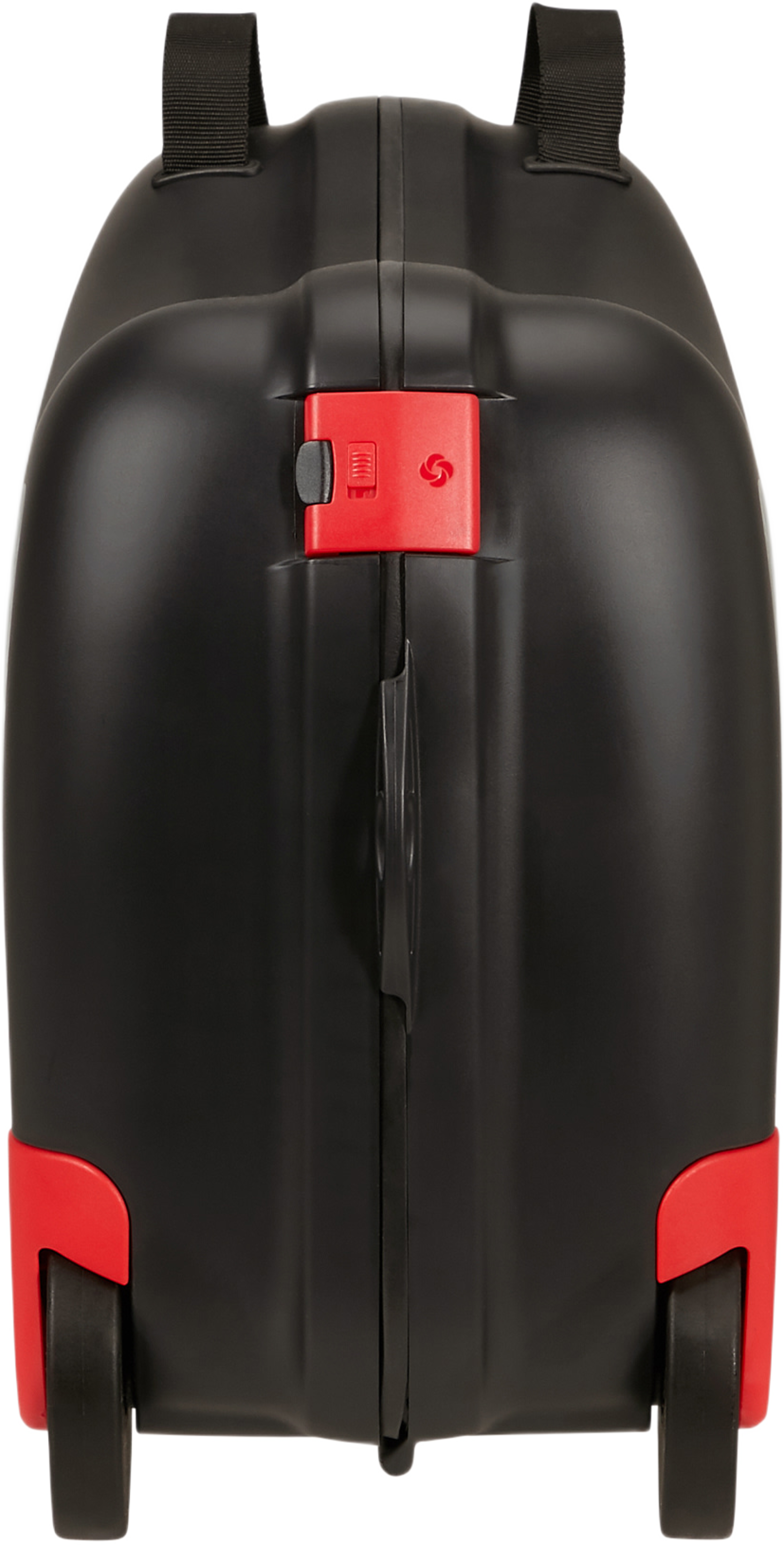 Resväska Spiderman, från American Tourister, i färgen Ride-on Marvel. Klicka för att öppna bilden i stort format