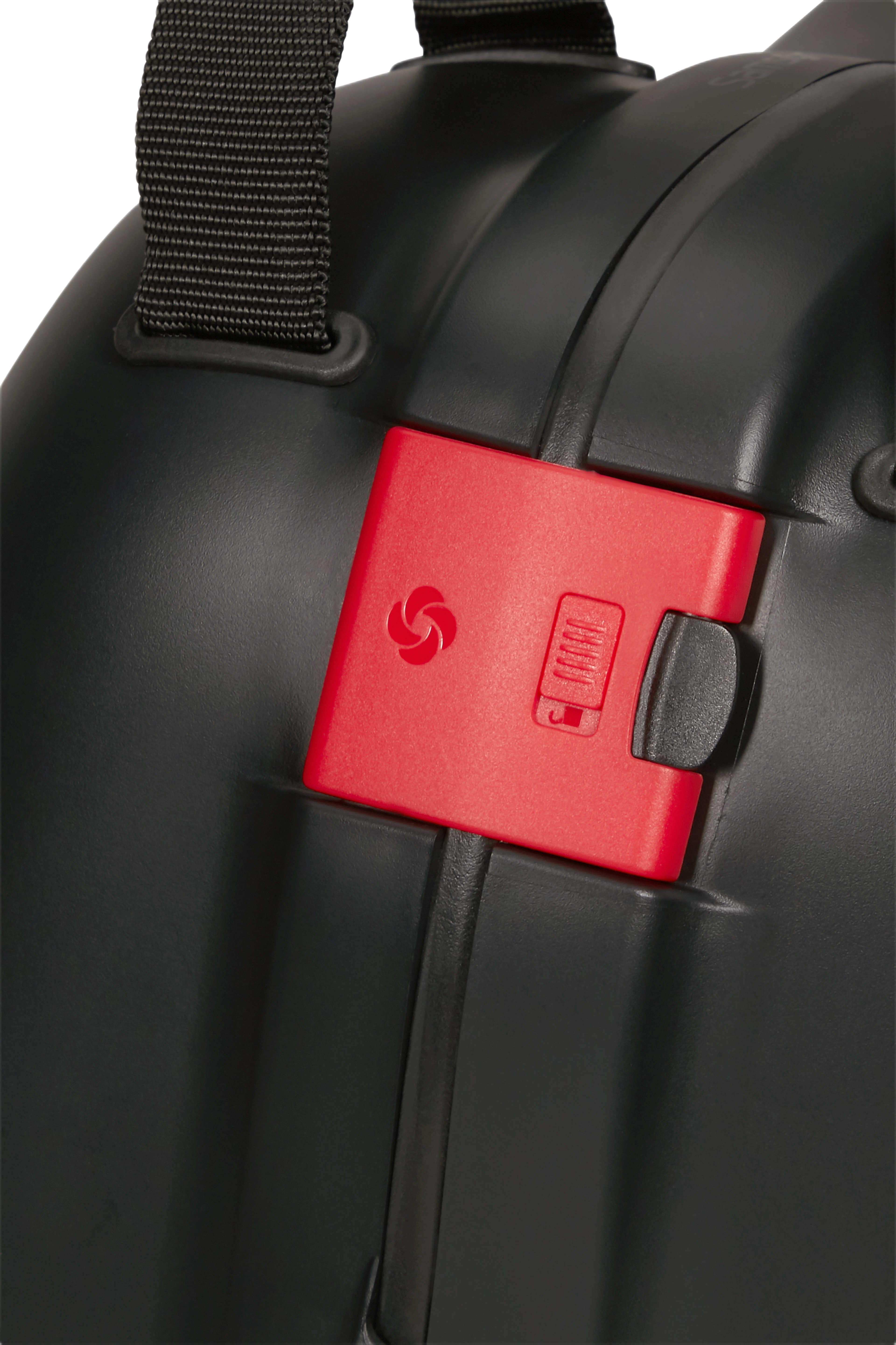 Resväska Spiderman, från American Tourister, i färgen Ride-on Marvel. Klicka för att öppna bilden i stort format