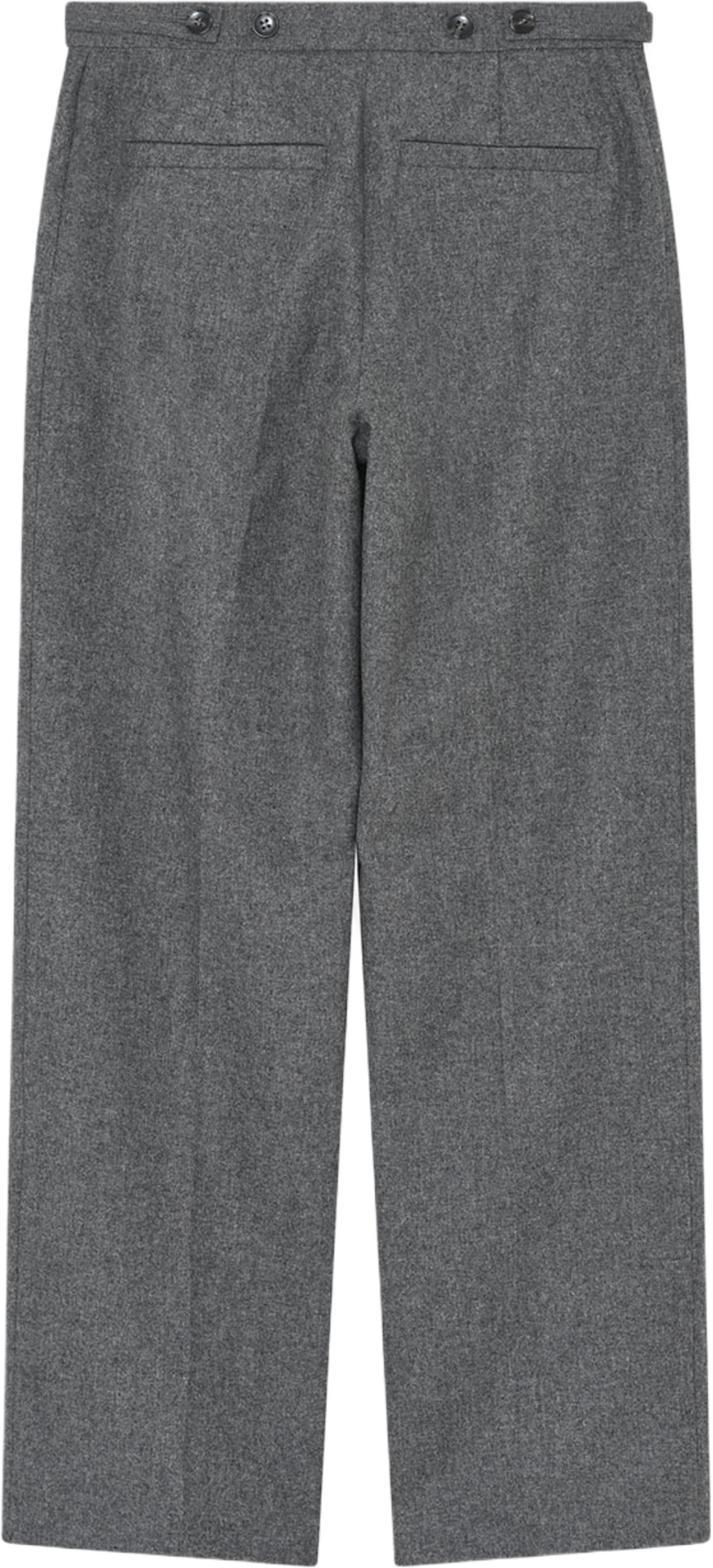 Thalia Pants - Melange Wool, från DAY Birger et Mikkelsen, i färgen Medium Grey Melange.