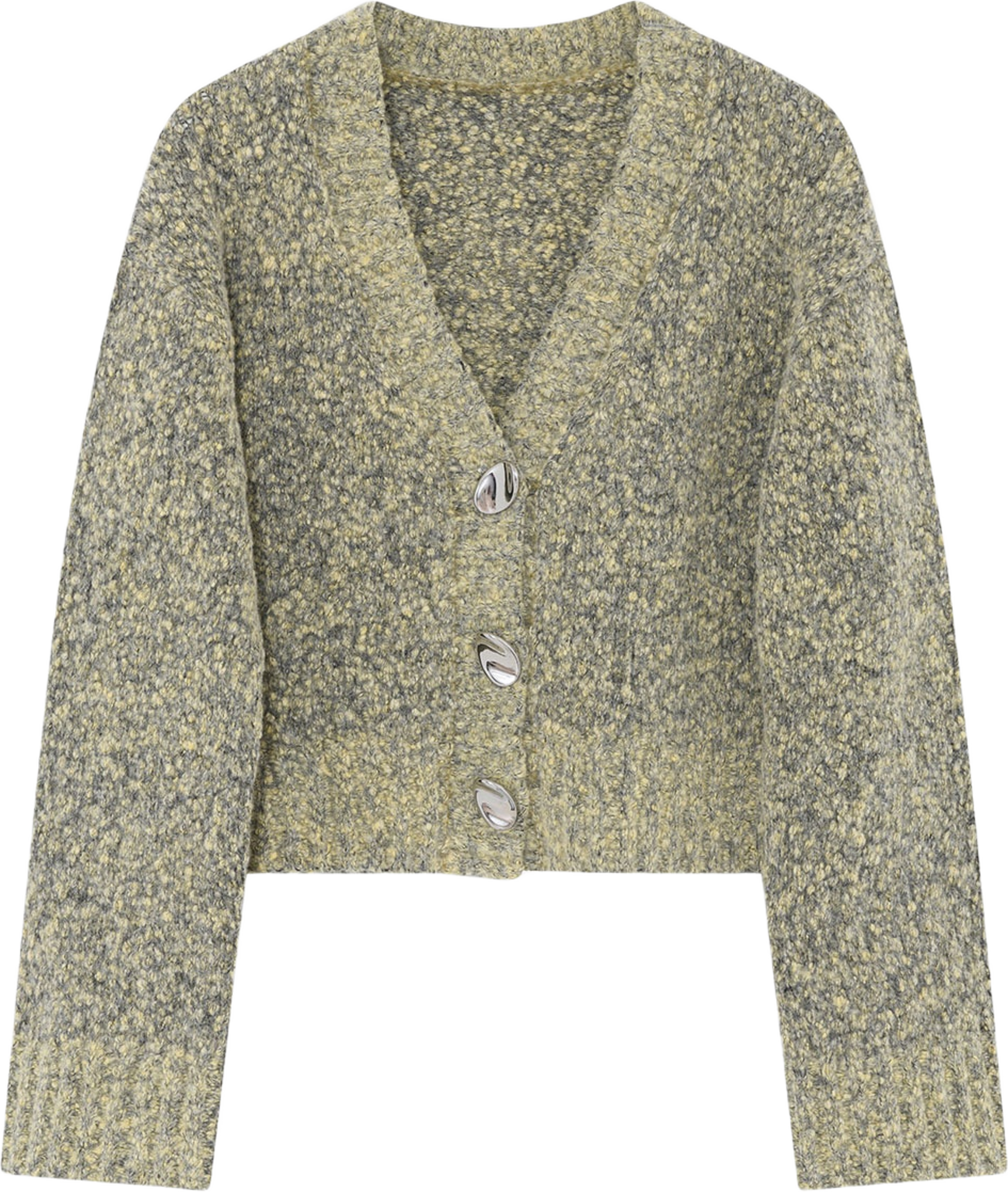 Conor Cardigan - Winter melange, från DAY Birger et Mikkelsen, i färgen Capers Melange.