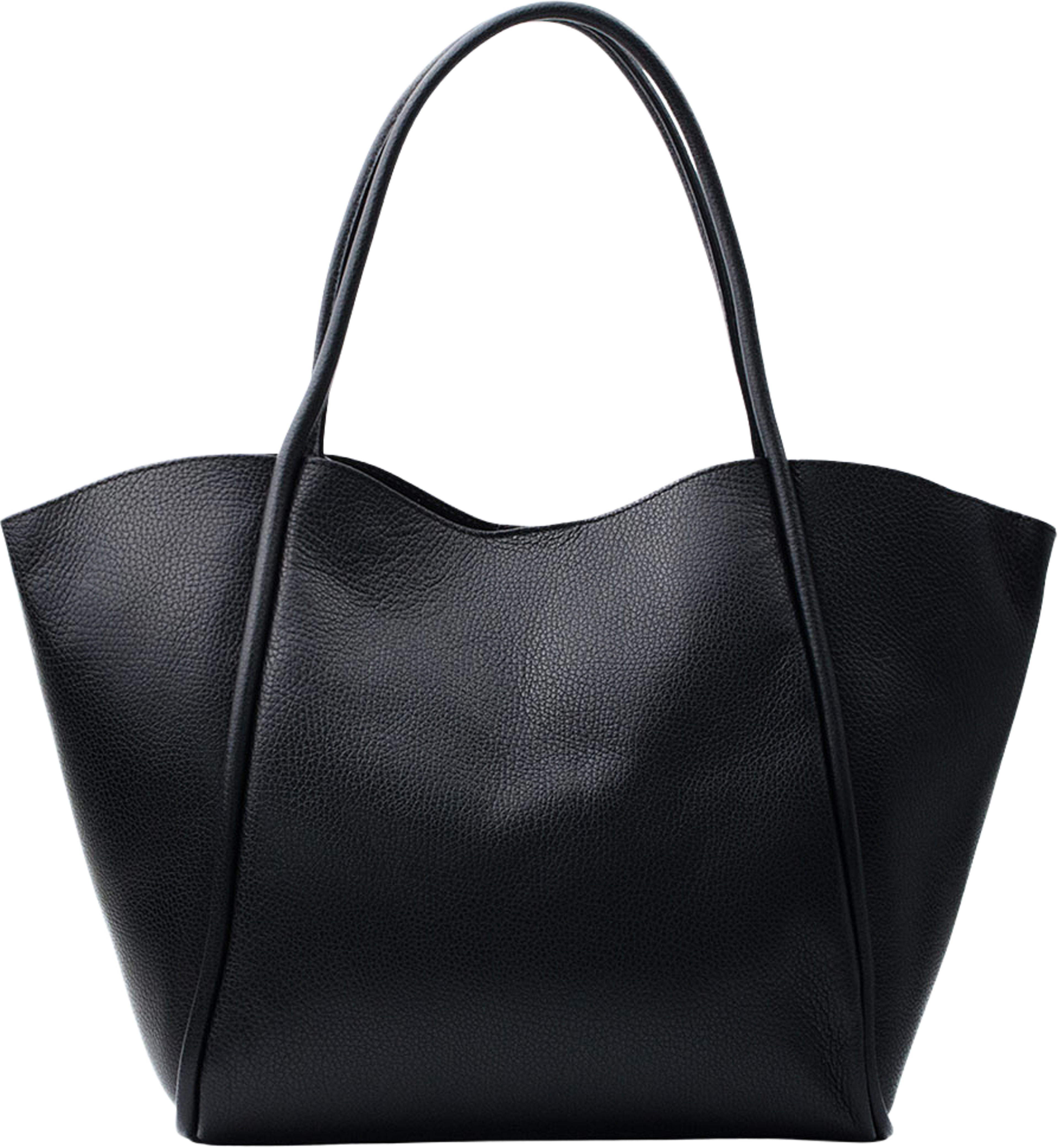 Toteväska i suede Florence XL, från LaTalia, i färgen Svart. Klicka för att öppna bilden i stort format