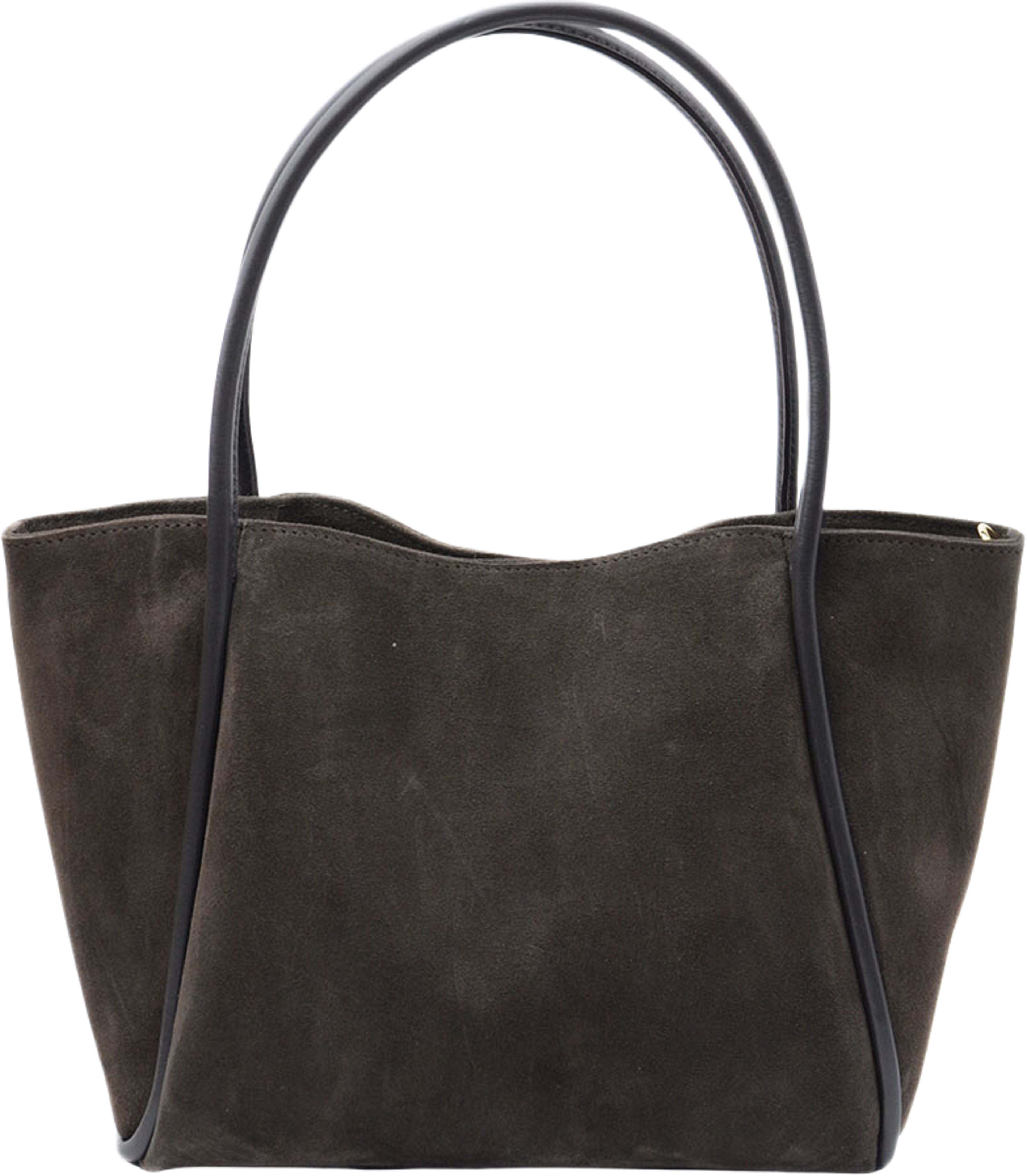 Toteväska i suede Florence L, från LaTalia, i färgen Mörkbrun. Klicka för att öppna bilden i stort format