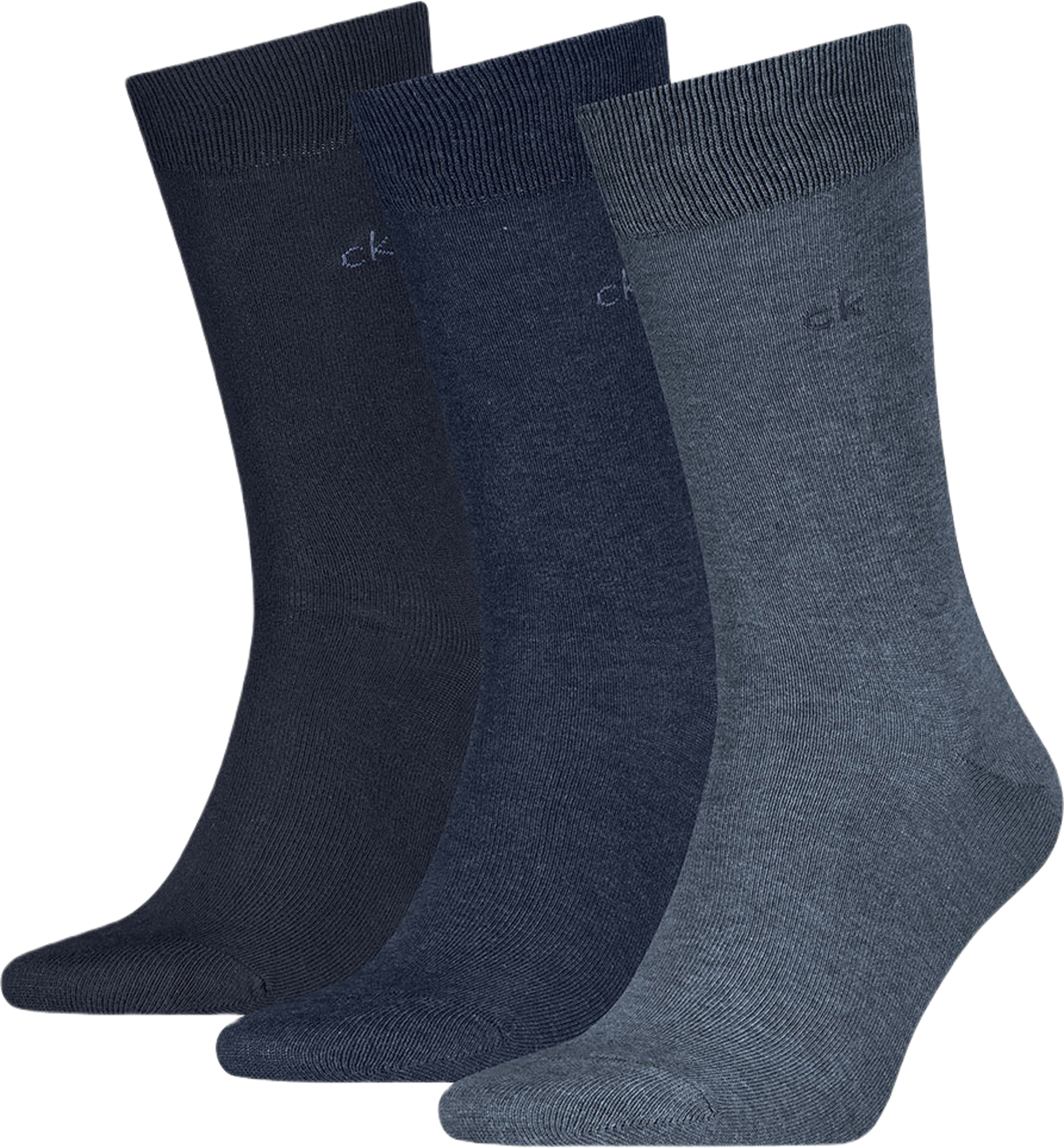 Calvin Klein Men's Classic Socks 3 Pack, från Calvin Klein, i färgen Denim.