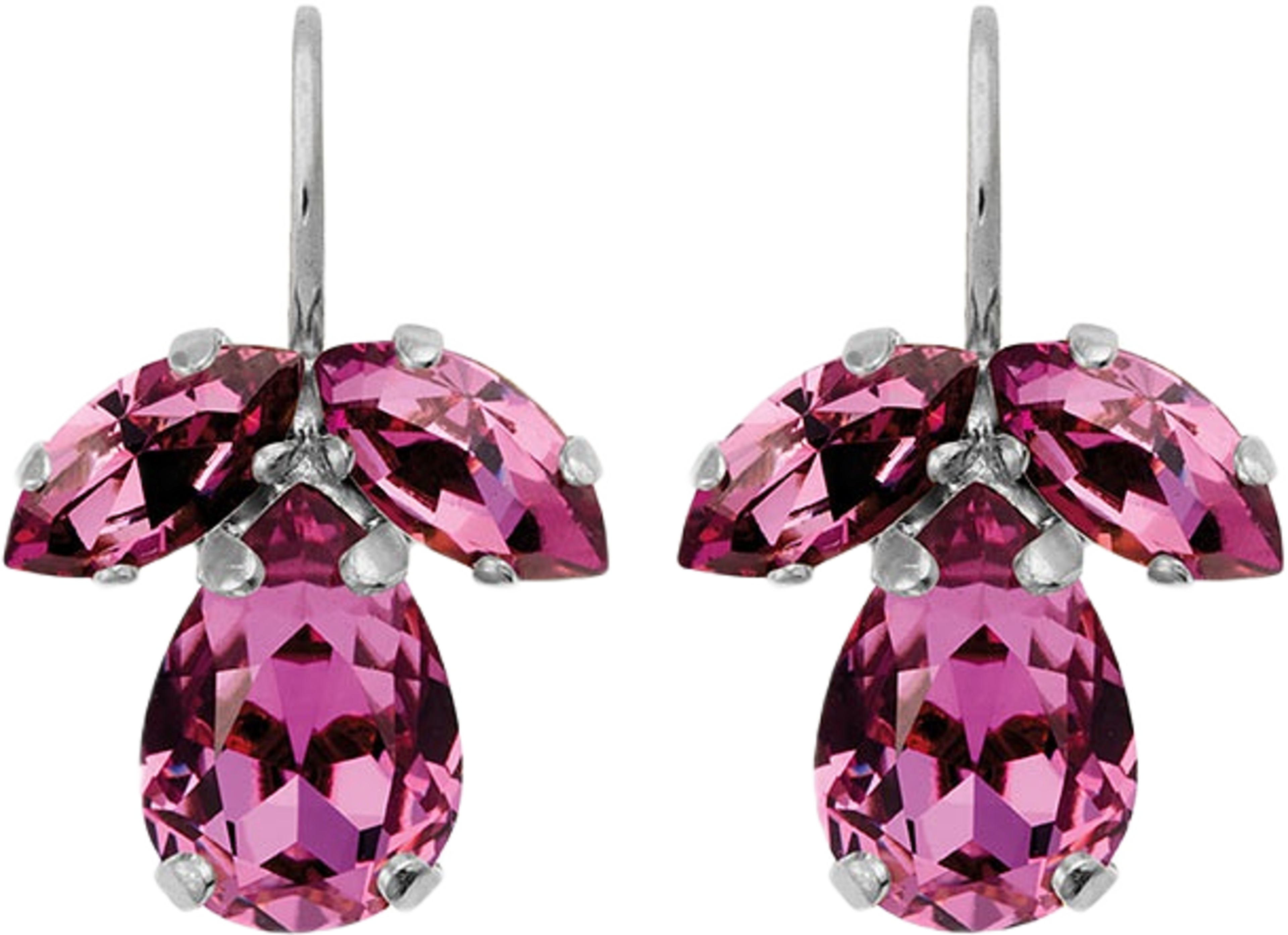 Petite Timo Earrings, från Caroline Svedbom, i färgen Rhodium. Klicka för att öppna bilden i stort format