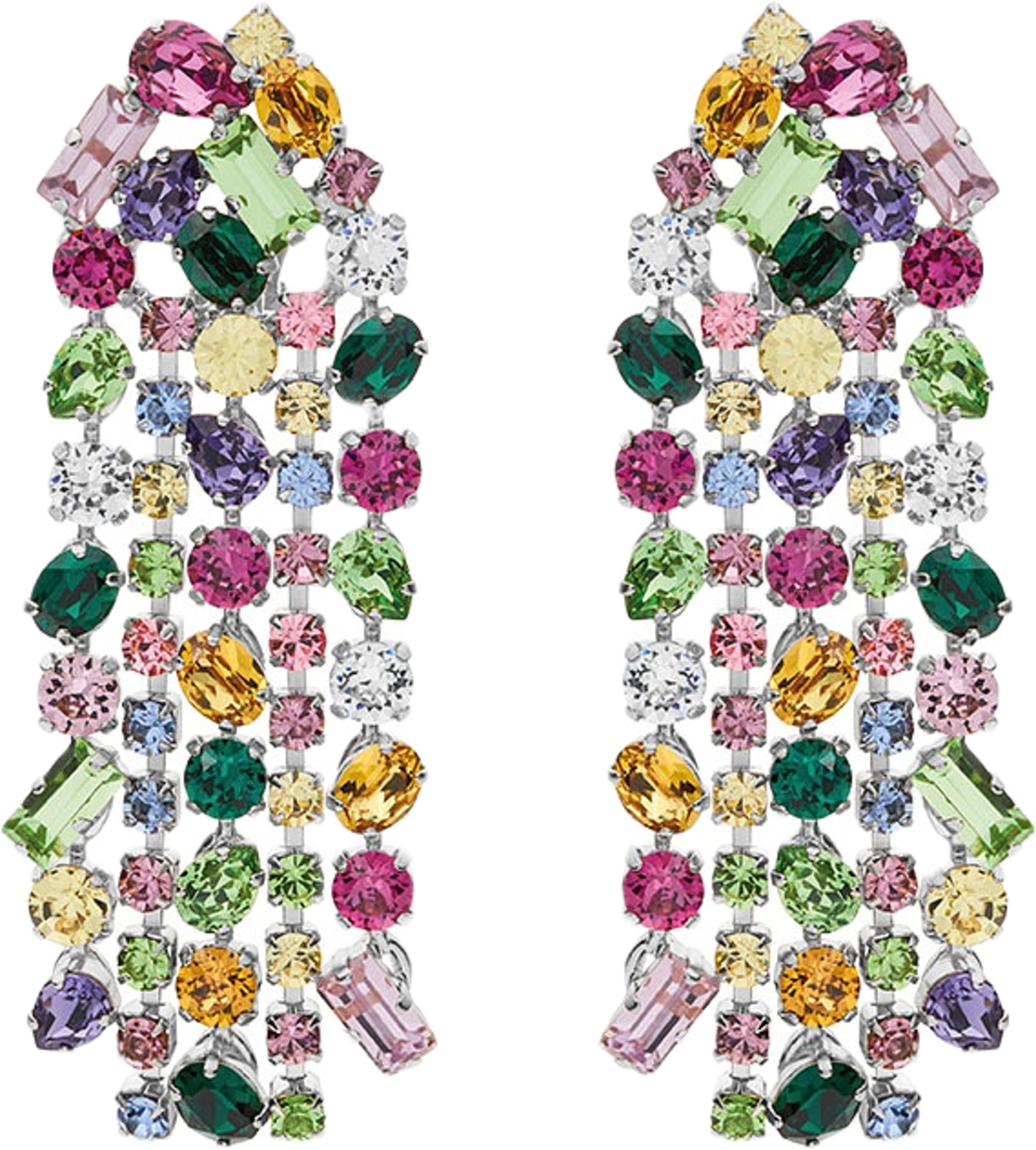 Noelle Statement Earrings, från Caroline Svedbom, i färgen Rhodium. Klicka för att öppna bilden i stort format