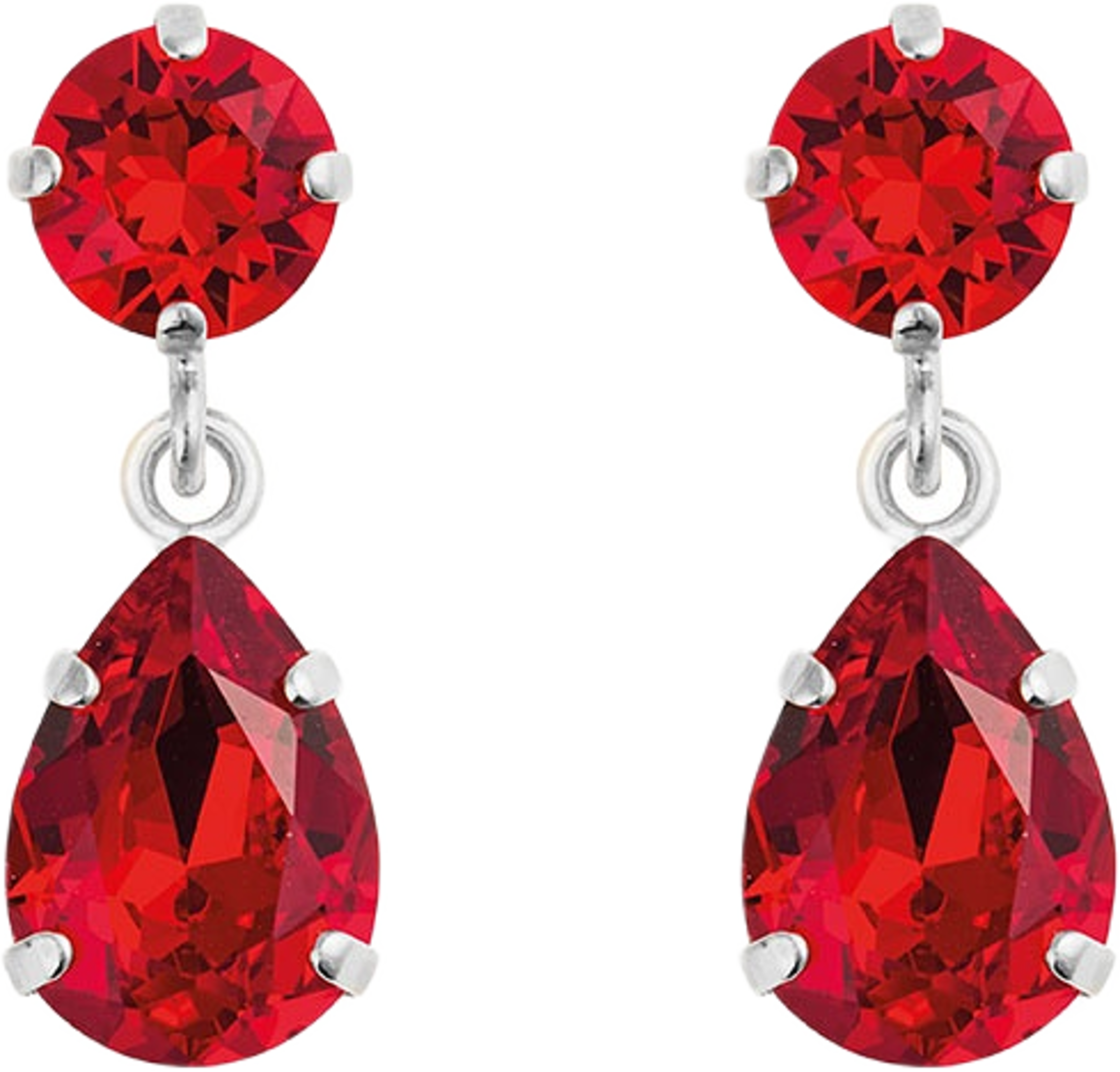 Mini Drop Earrings, från Caroline Svedbom, i färgen Rhodium. Klicka för att öppna bilden i stort format