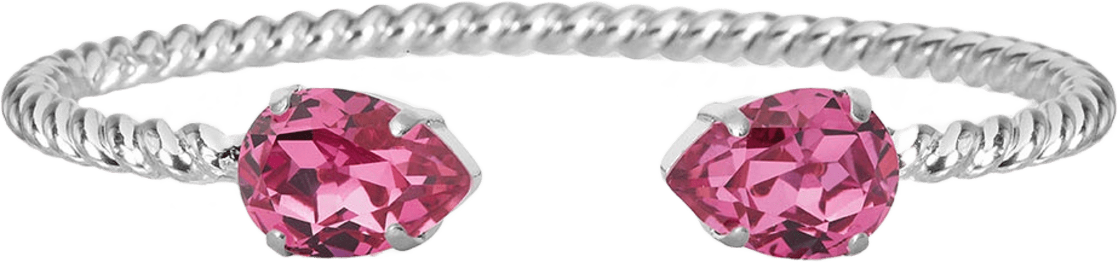 Mini Drop Bracelet, från Caroline Svedbom, i färgen Rhodium. Klicka för att öppna bilden i stort format