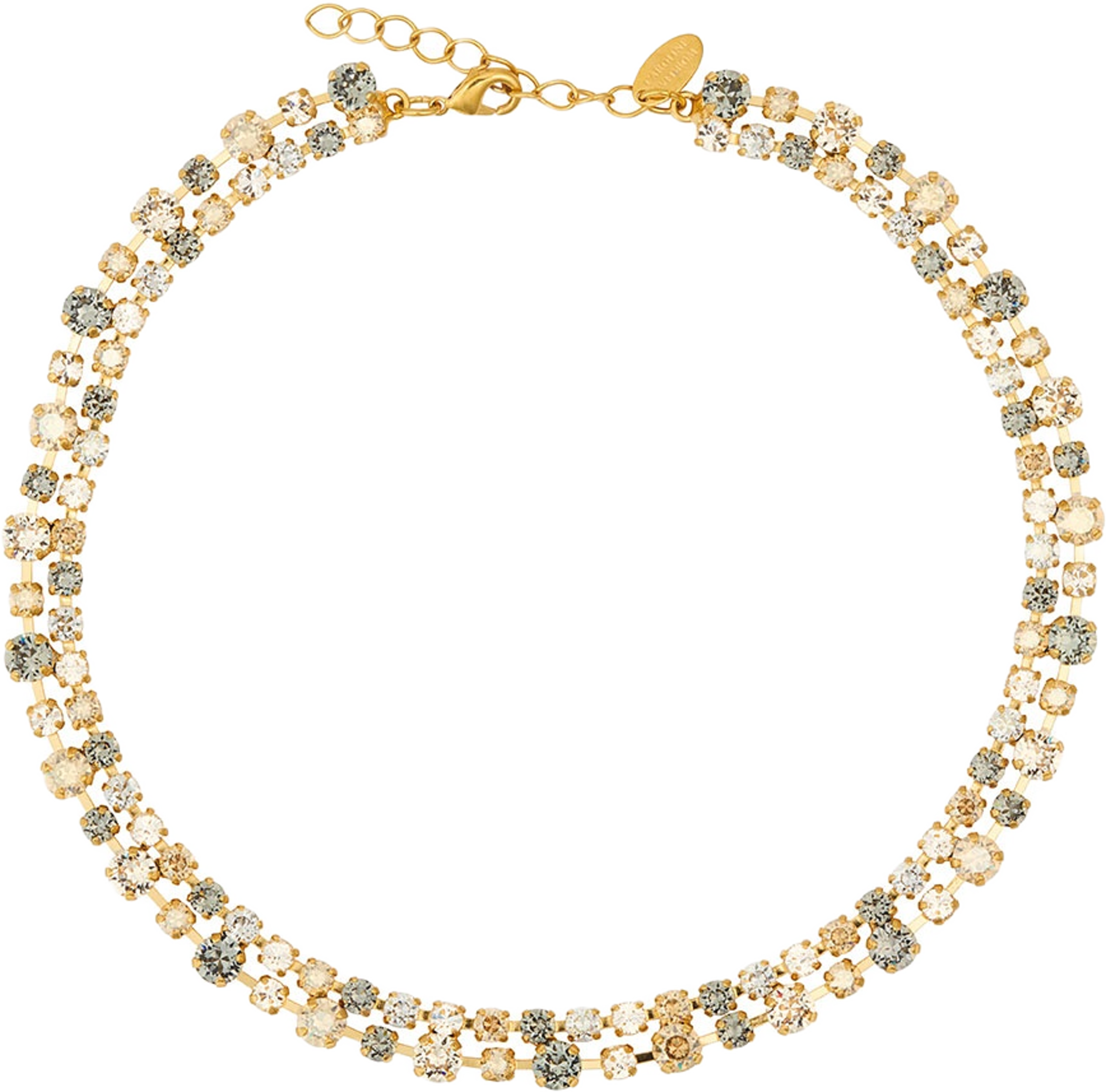 Mini Pomona Necklace, från Caroline Svedbom, i färgen Gold. Klicka för att öppna bilden i stort format