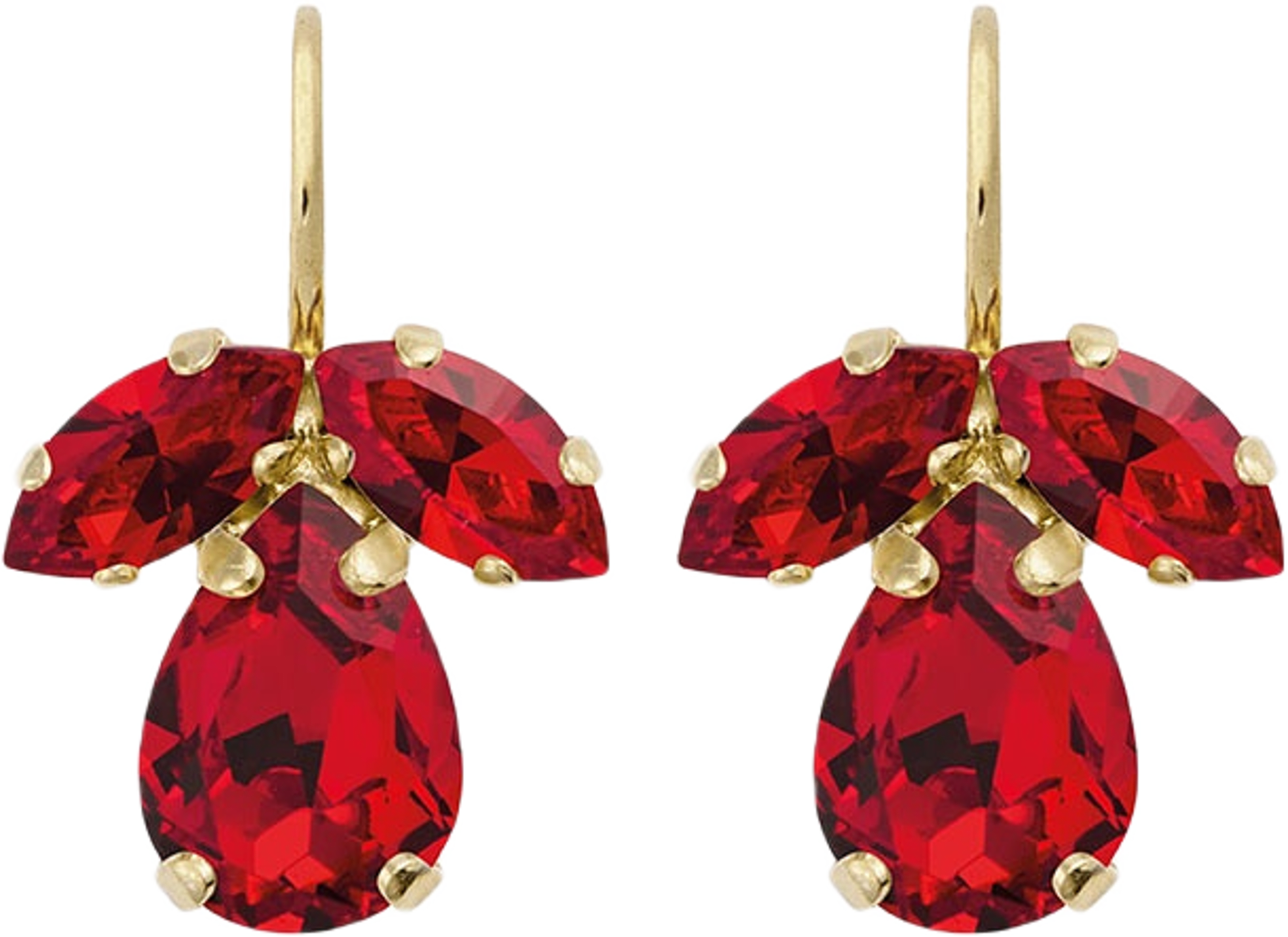 Petite Timo Earrings, från Caroline Svedbom, i färgen Gold. Klicka för att öppna bilden i stort format