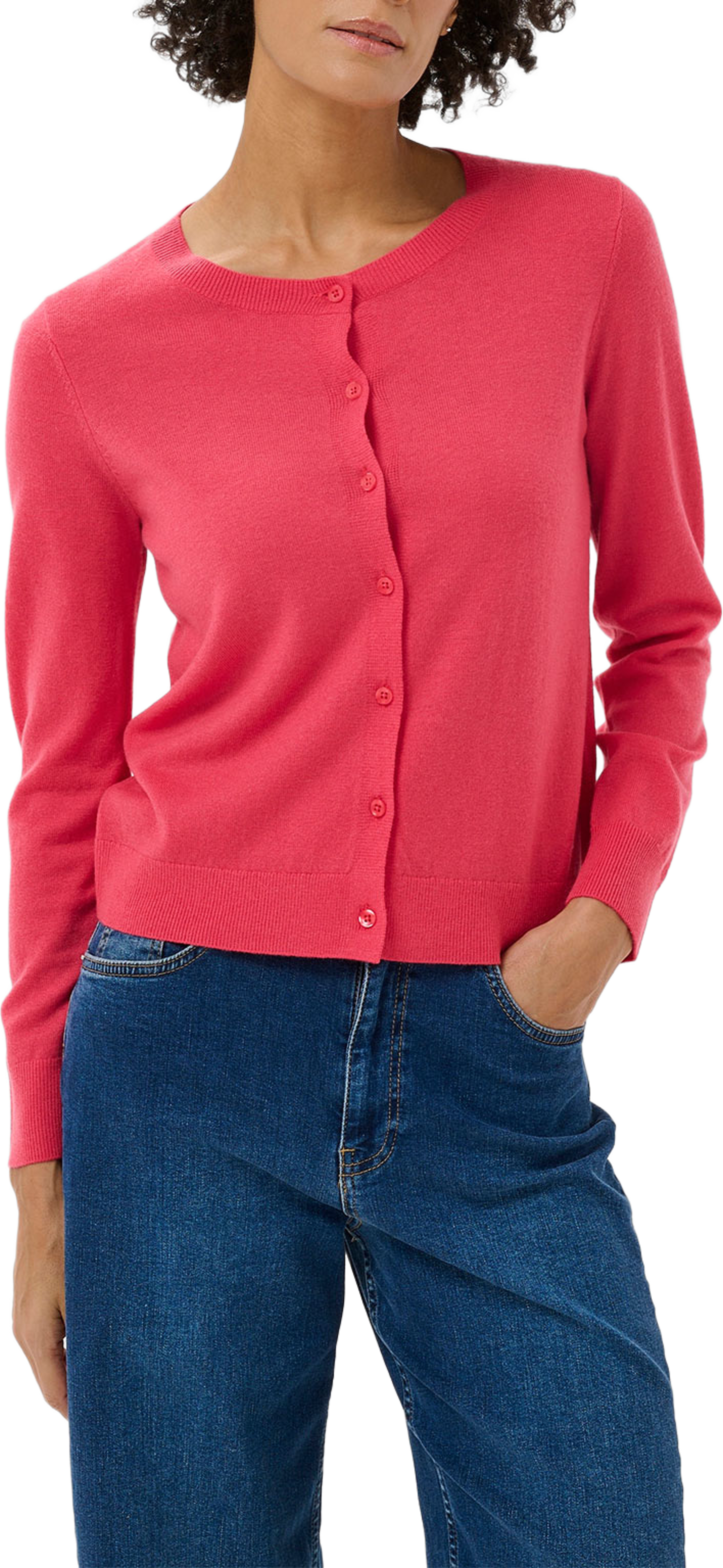 EllahPW Cardigan, från Part Two, i färgen Claret Red. Klicka för att öppna bilden i stort format