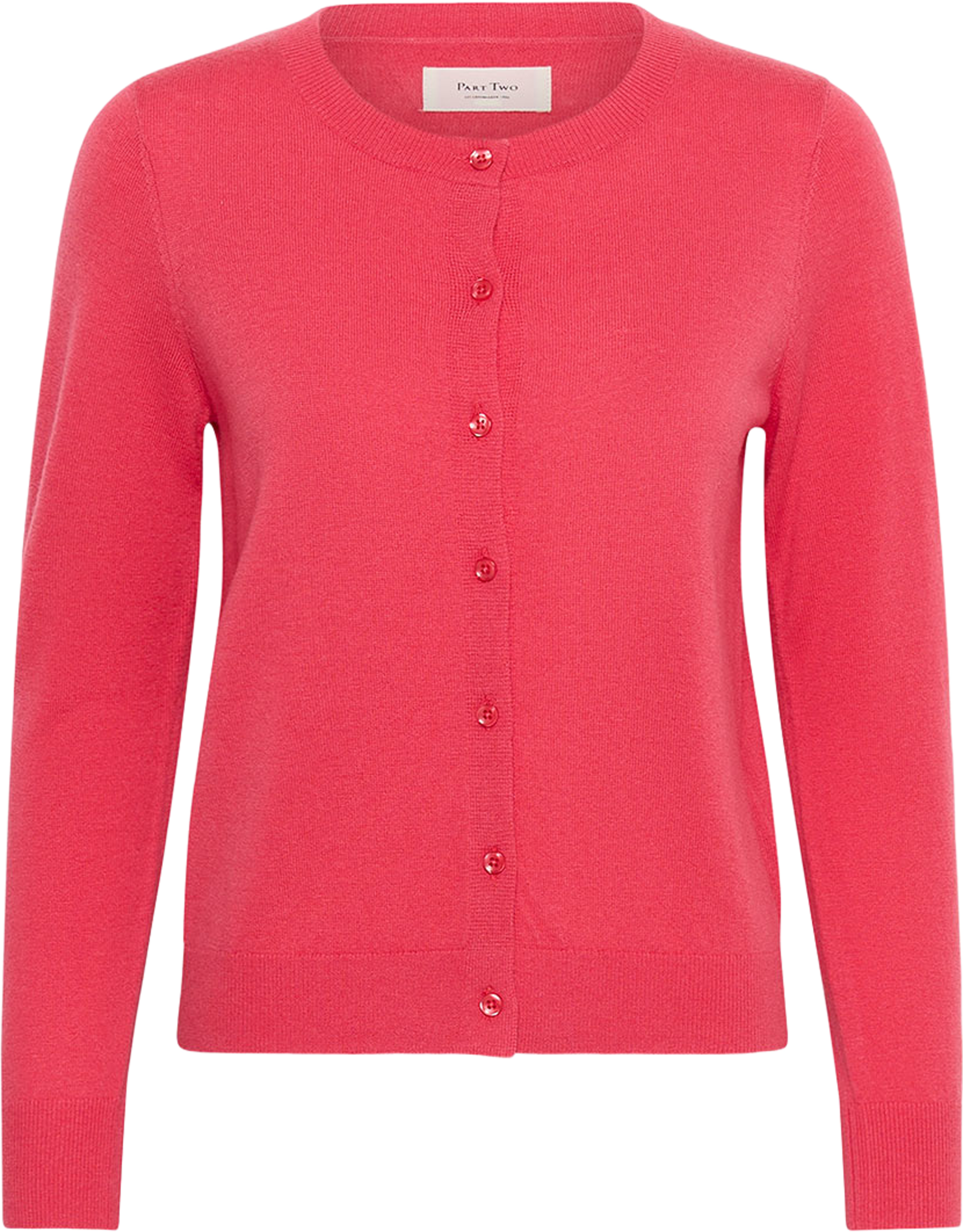 EllahPW Cardigan, från Part Two, i färgen Claret Red. Klicka för att öppna bilden i stort format