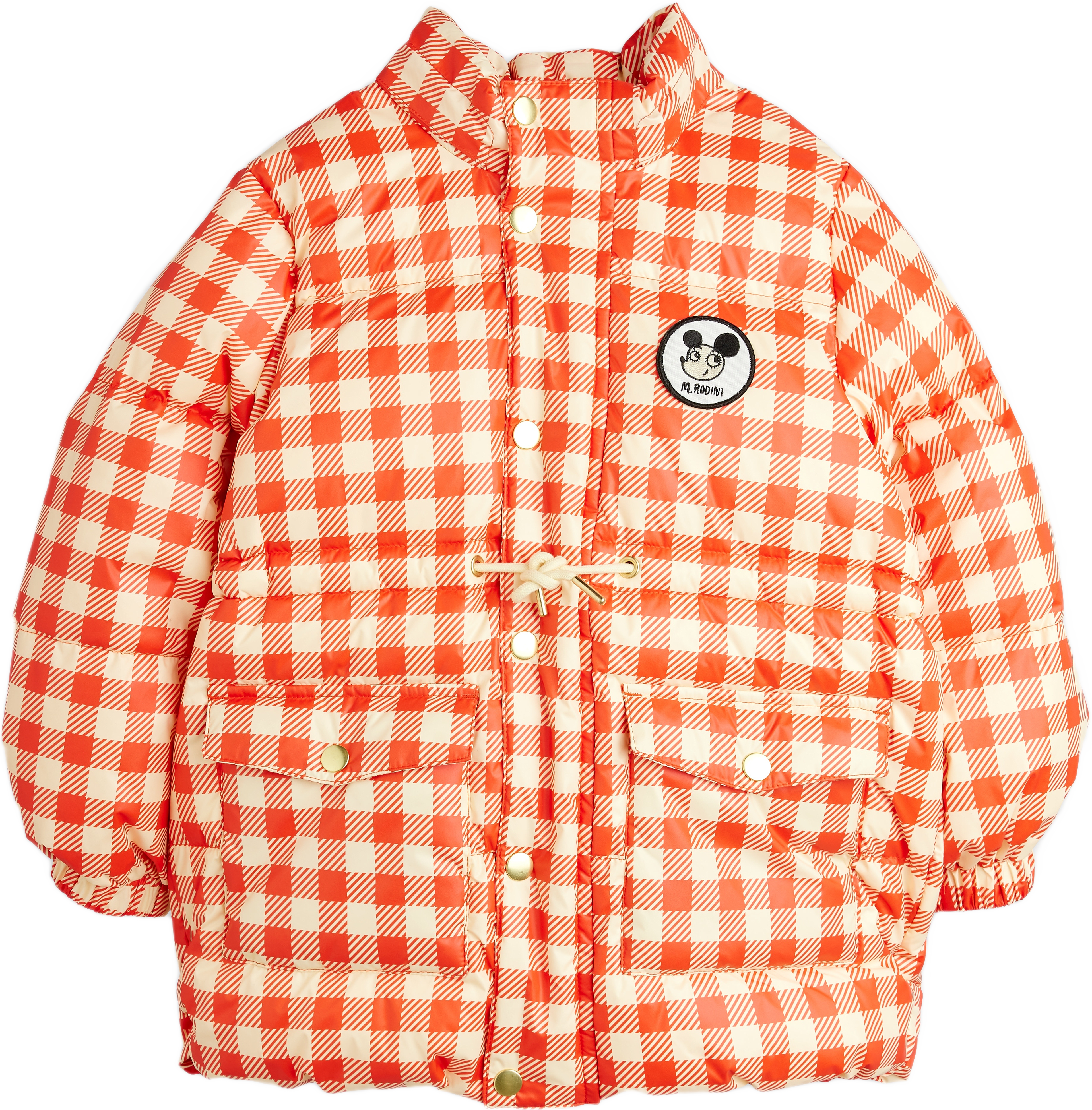 Ritzratz Gingham Heavy Puffer Jacket