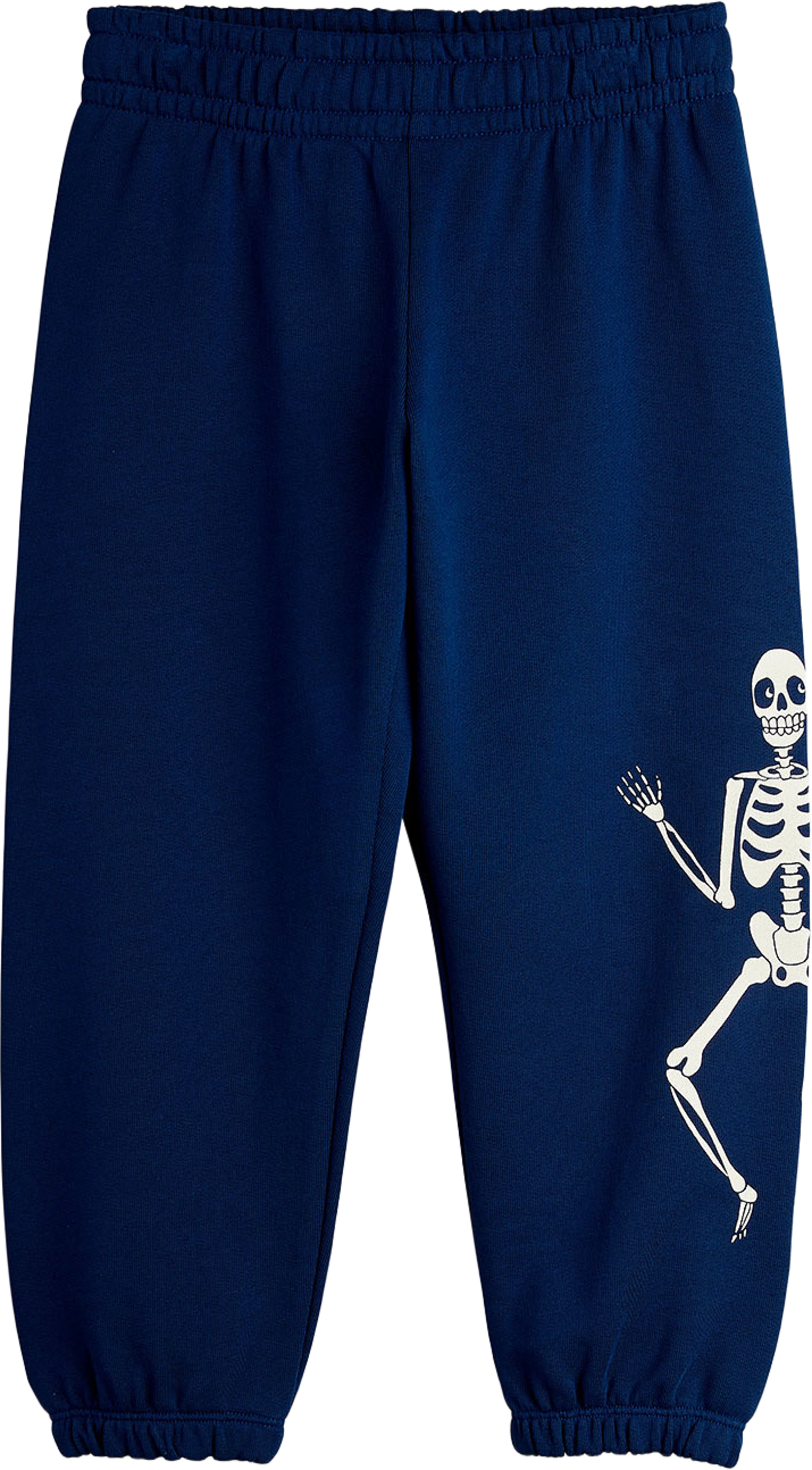Skeleton sp sweatpants, från Mini Rodini, i färgen Blue. Klicka för att öppna bilden i stort format