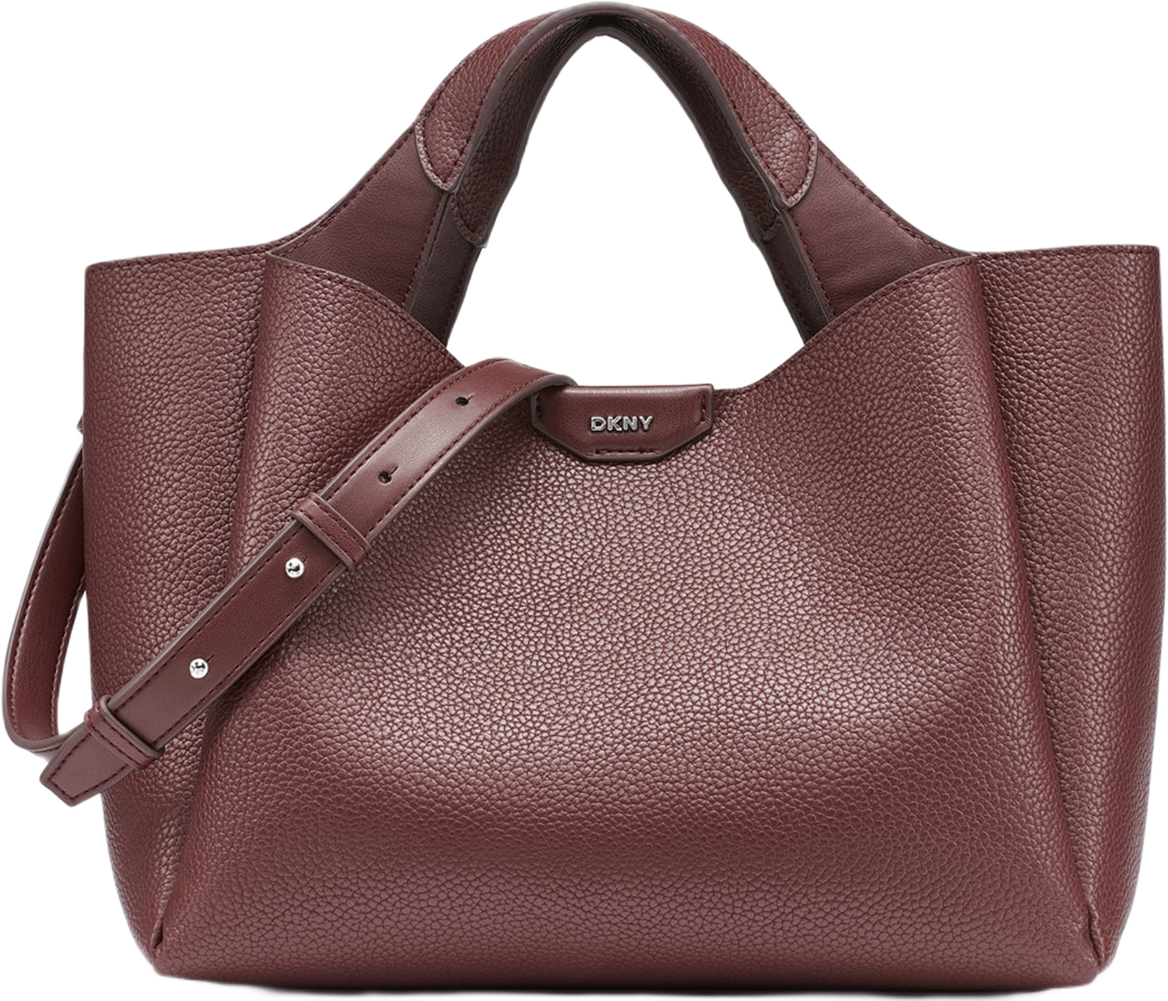Willa Satchel, från DKNY, i färgen Aged Wine.