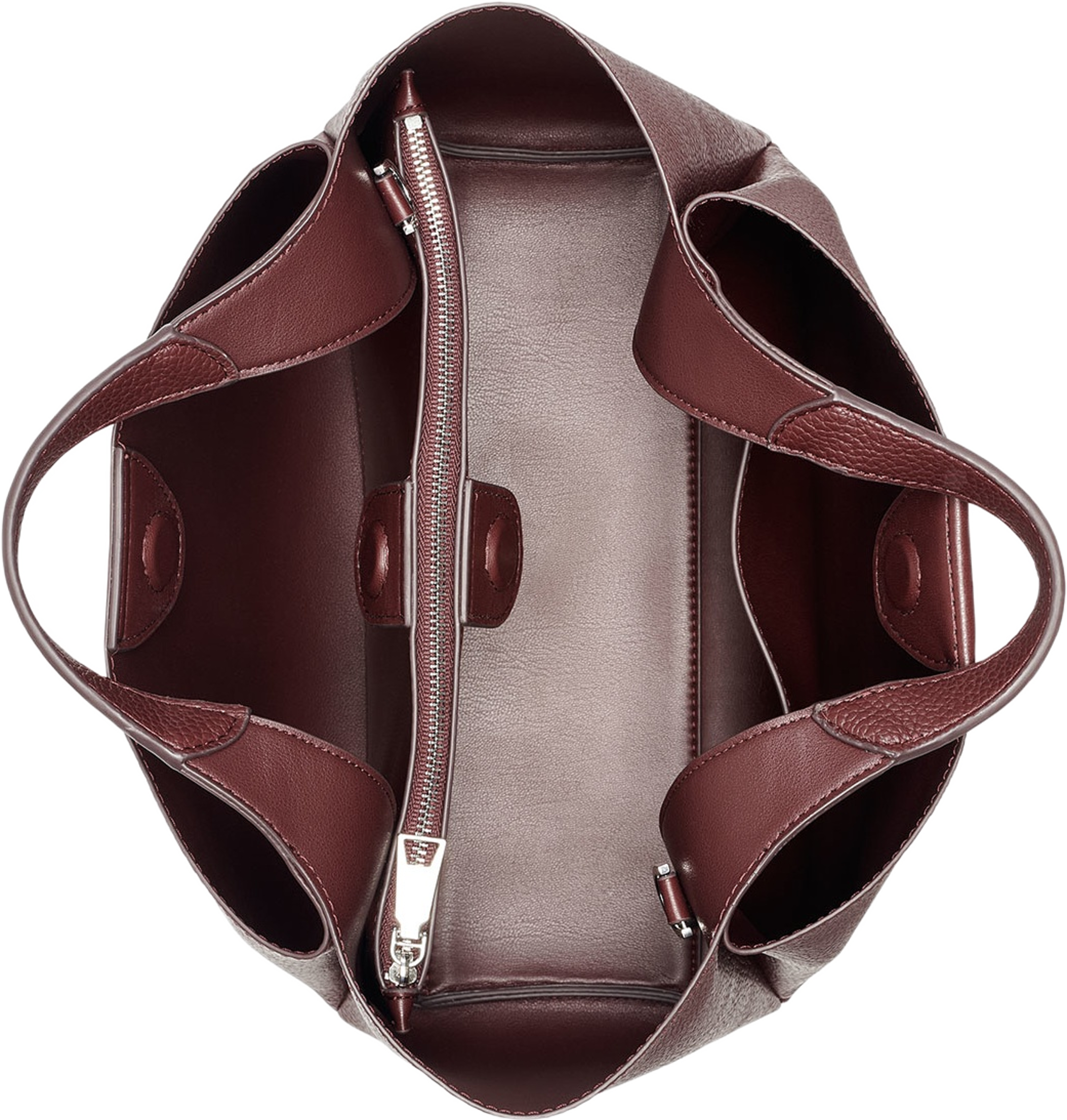 Willa Satchel, från DKNY, i färgen Aged Wine.
