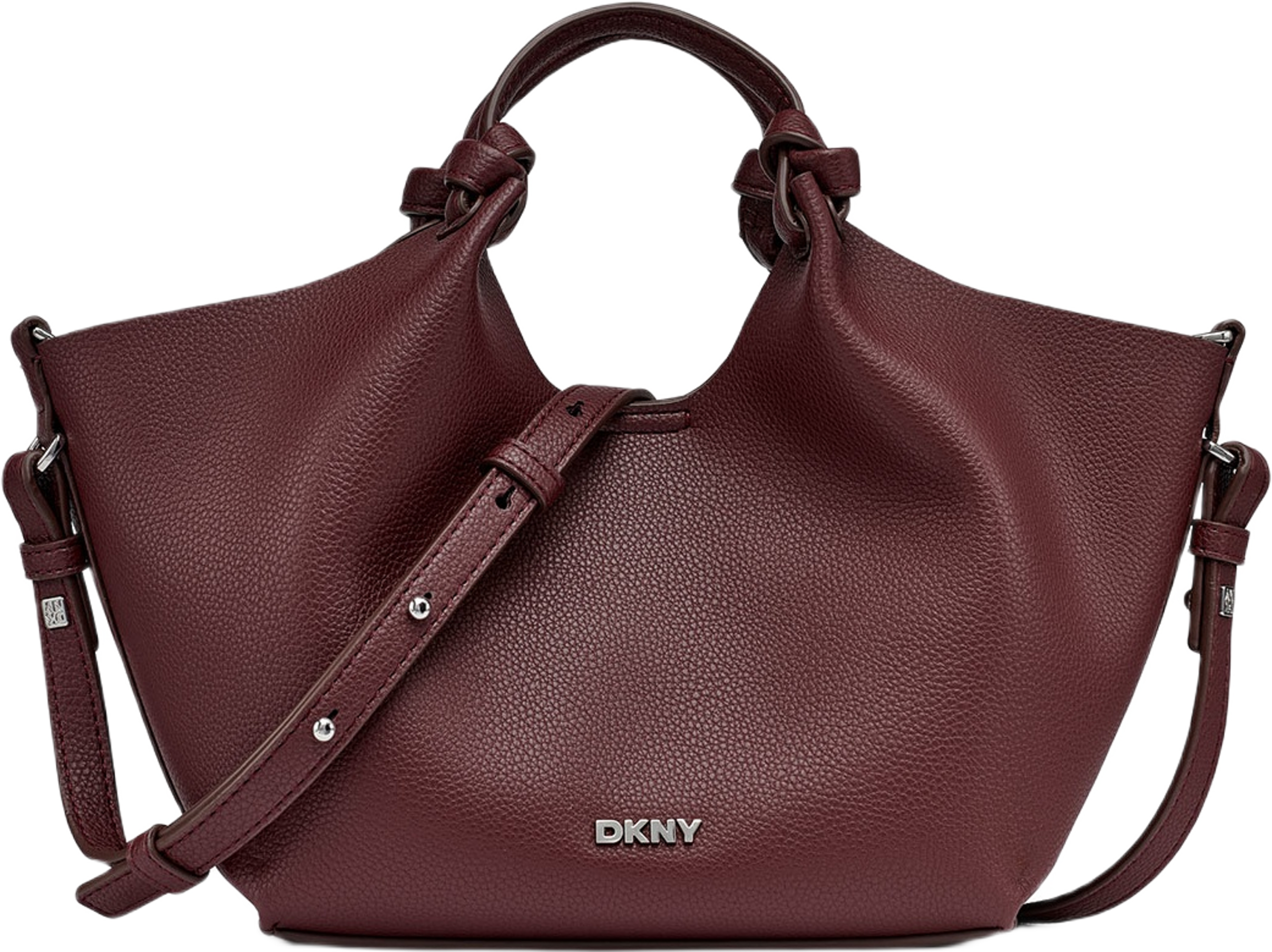 Paula Sm Tote, från DKNY, i färgen Aged Wine.