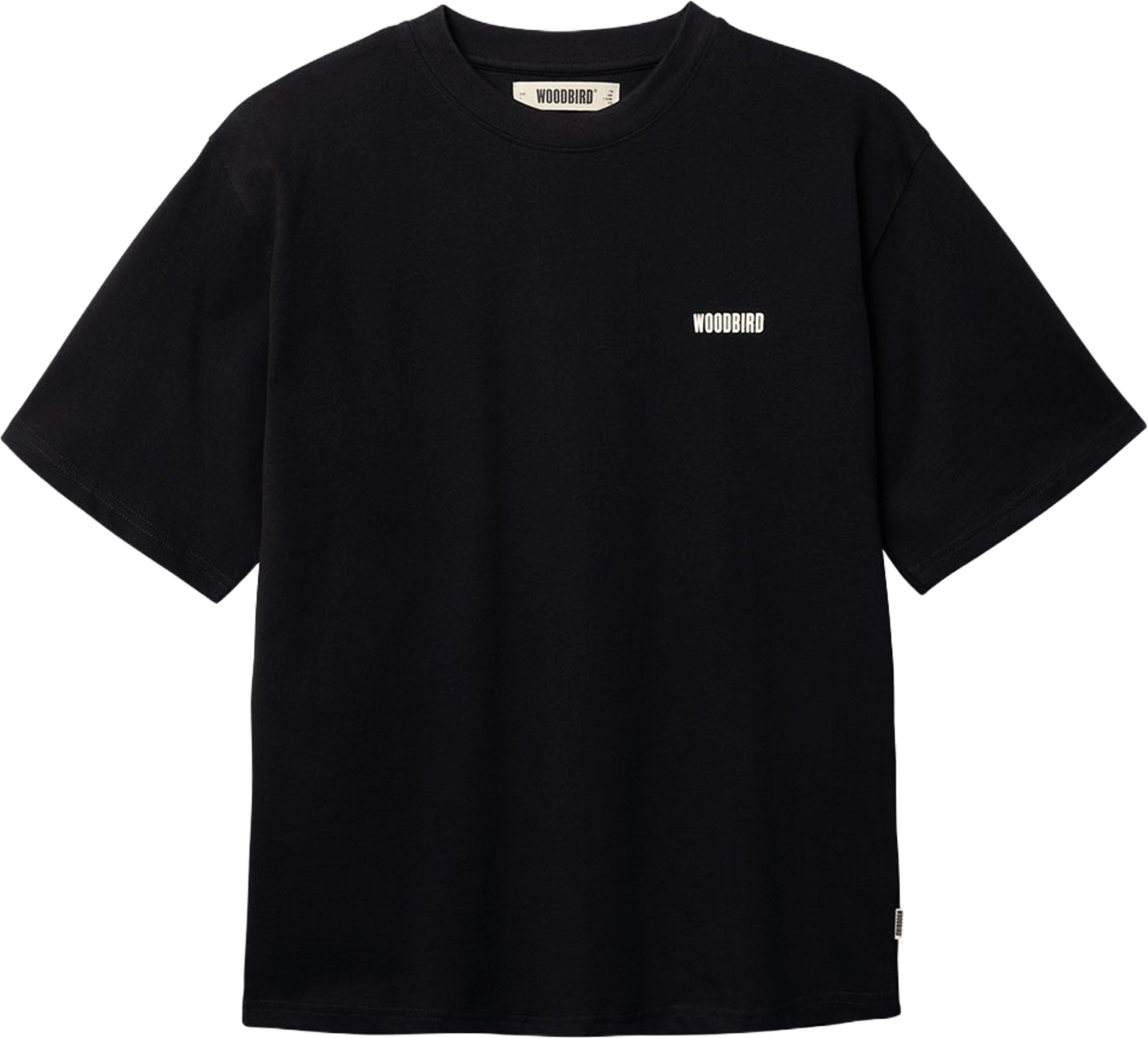 Baine Sea Tee, från Woodbird, i färgen Black. Klicka för att öppna bilden i stort format