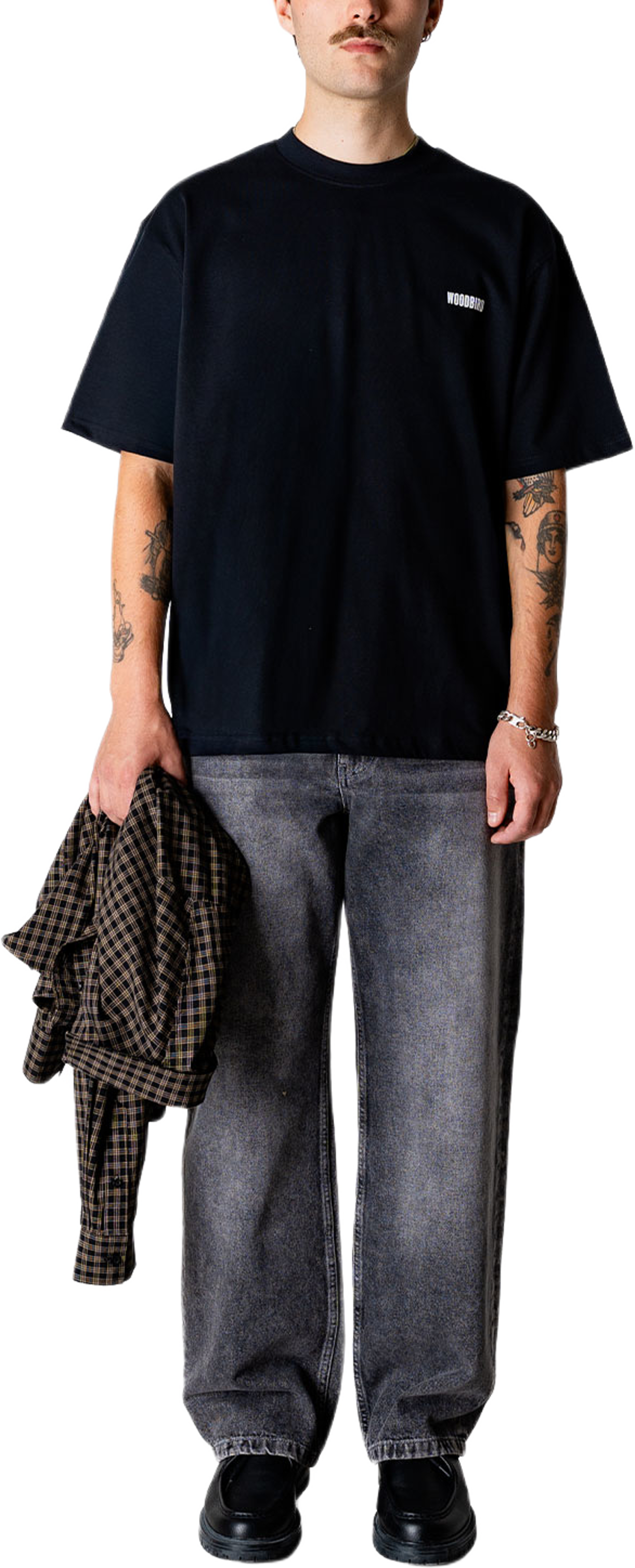 Baine Sea Tee, från Woodbird, i färgen Black. Klicka för att öppna bilden i stort format