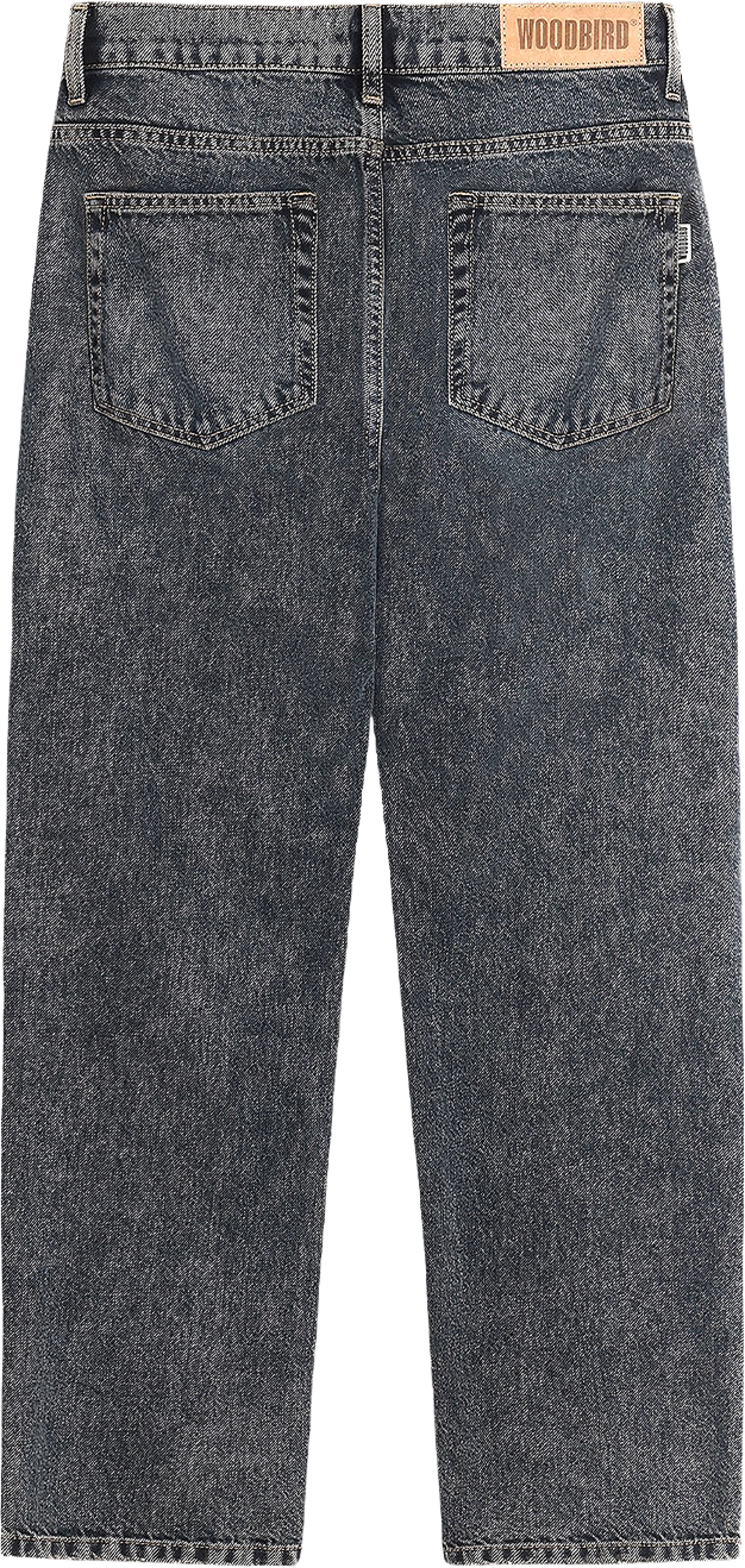 Jay Shadow Jeans, från Woodbird, i färgen Dark Grey. Klicka för att öppna bilden i stort format