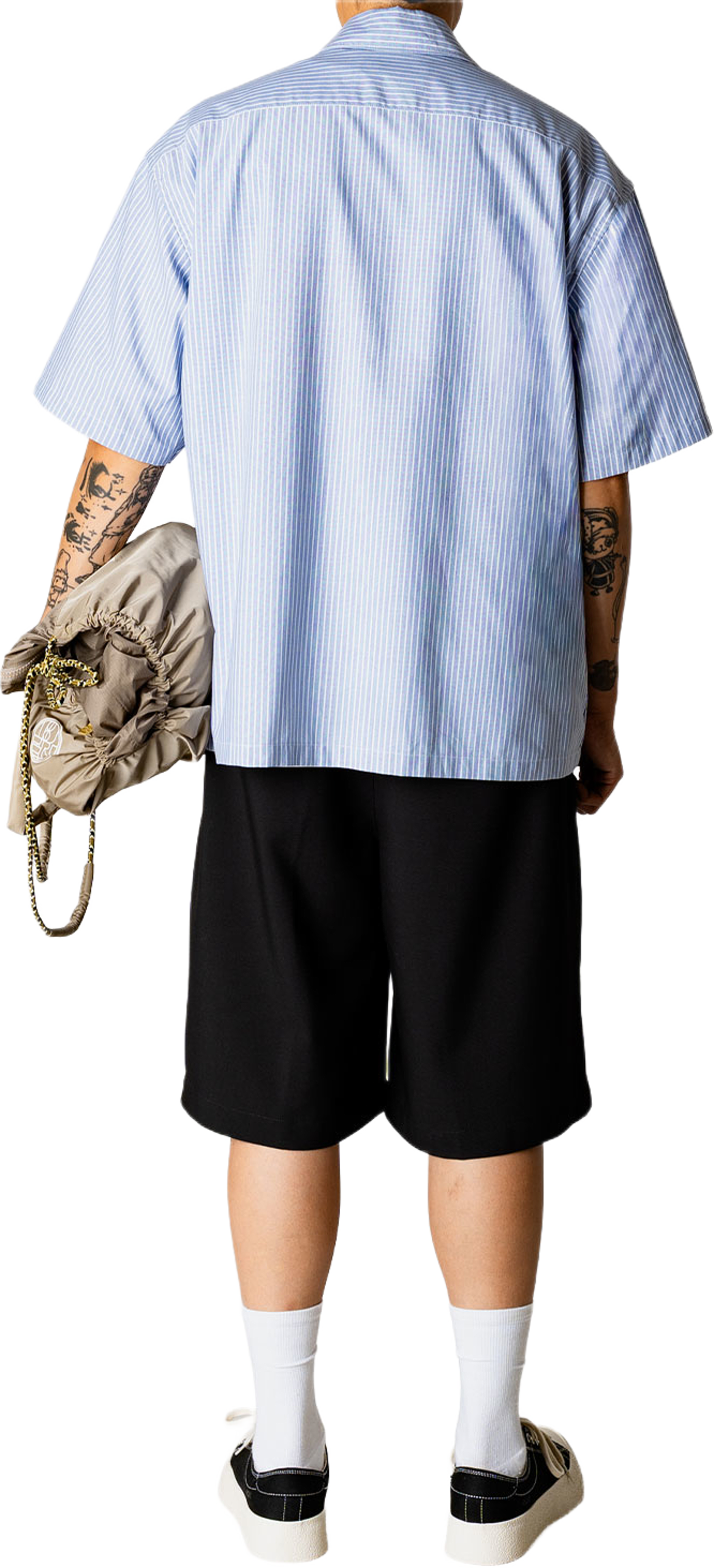 Wang Ox Flower Shirt, från Woodbird, i färgen Light Blue. Klicka för att öppna bilden i stort format