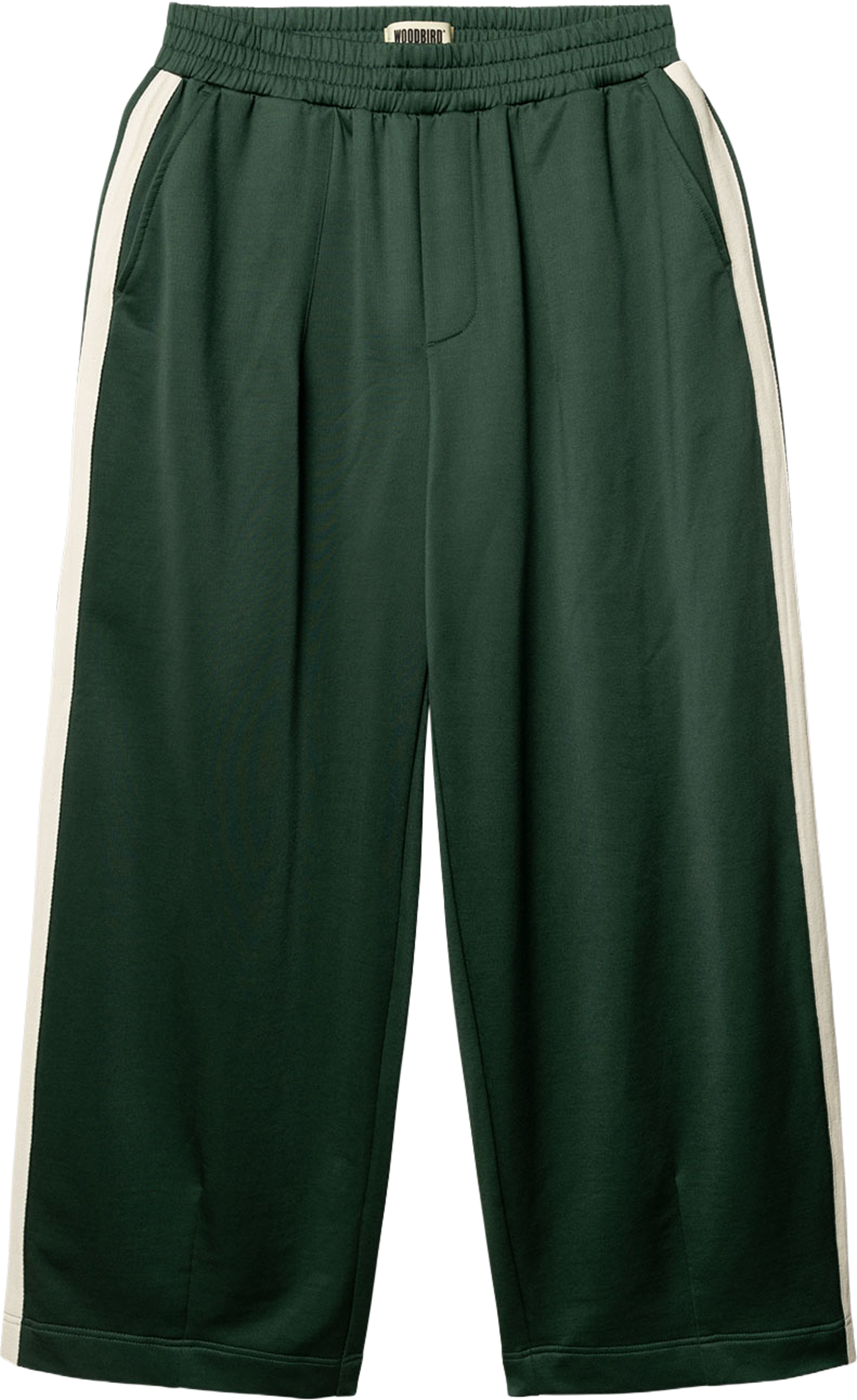 Chang Track Pants, från Woodbird, i färgen Pine Green. Klicka för att öppna bilden i stort format