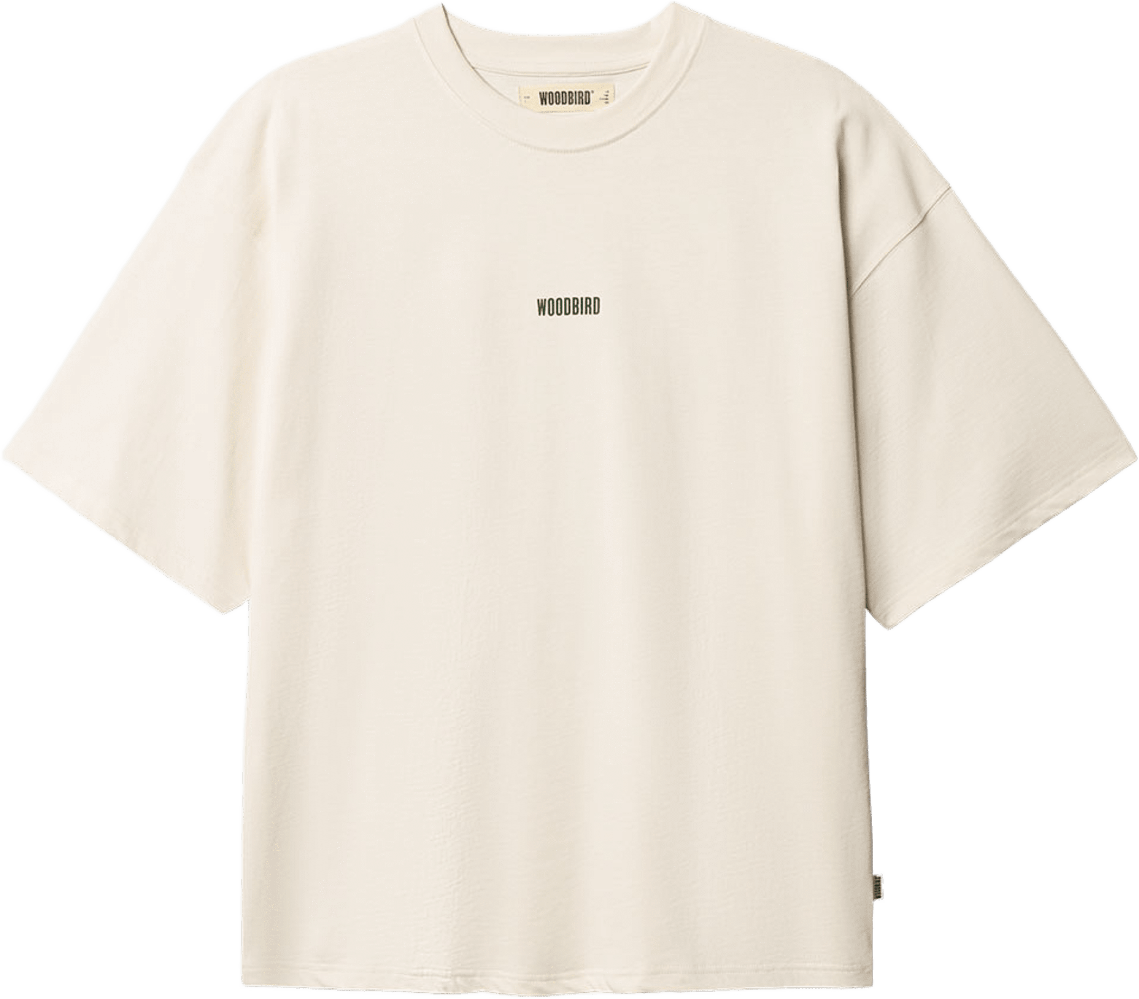 Beam Lion Tee, från Woodbird, i färgen Off White. Klicka för att öppna bilden i stort format