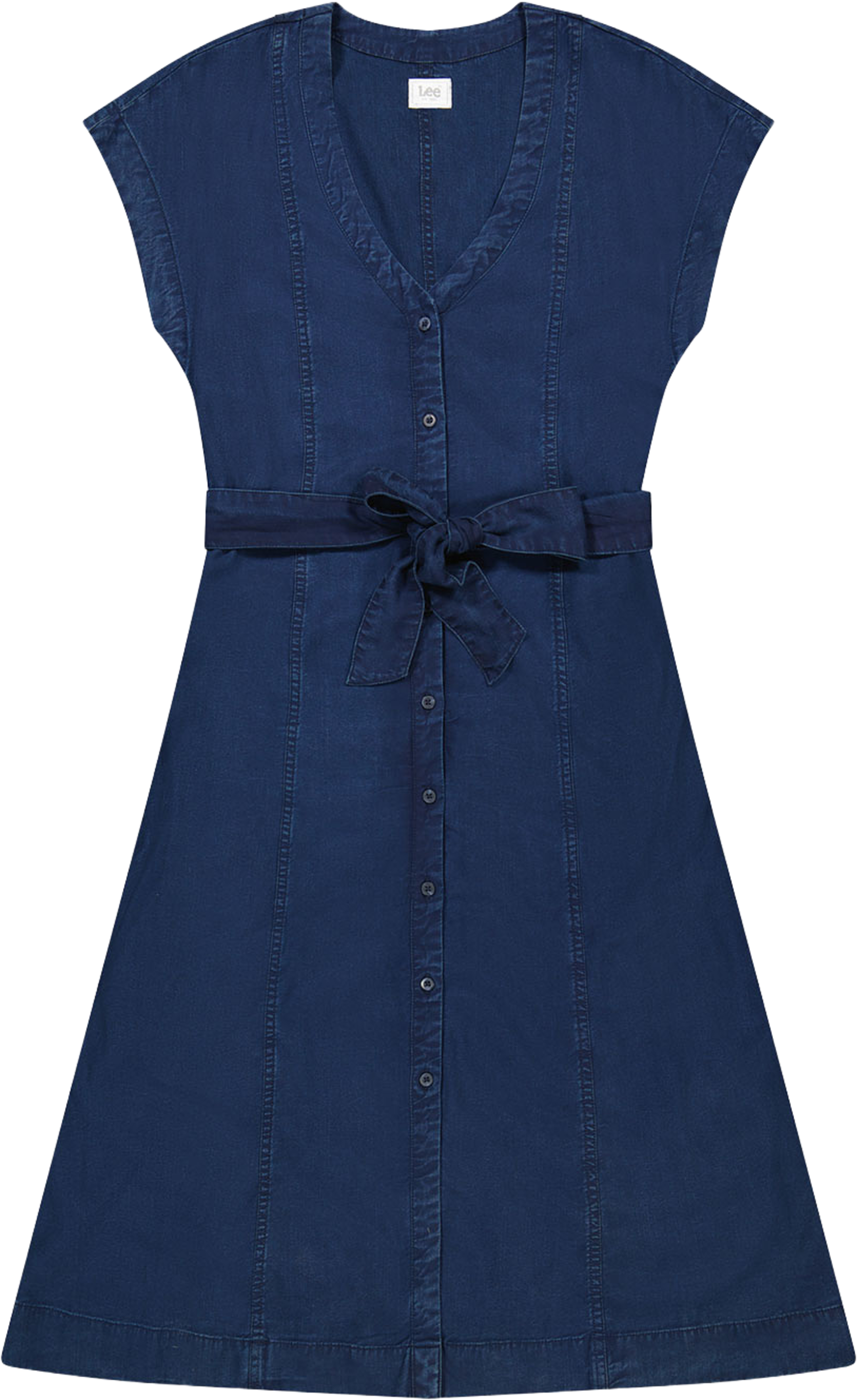 Belted Midi Dress, från Lee, i färgen Sunset Ride. Klicka för att öppna bilden i stort format