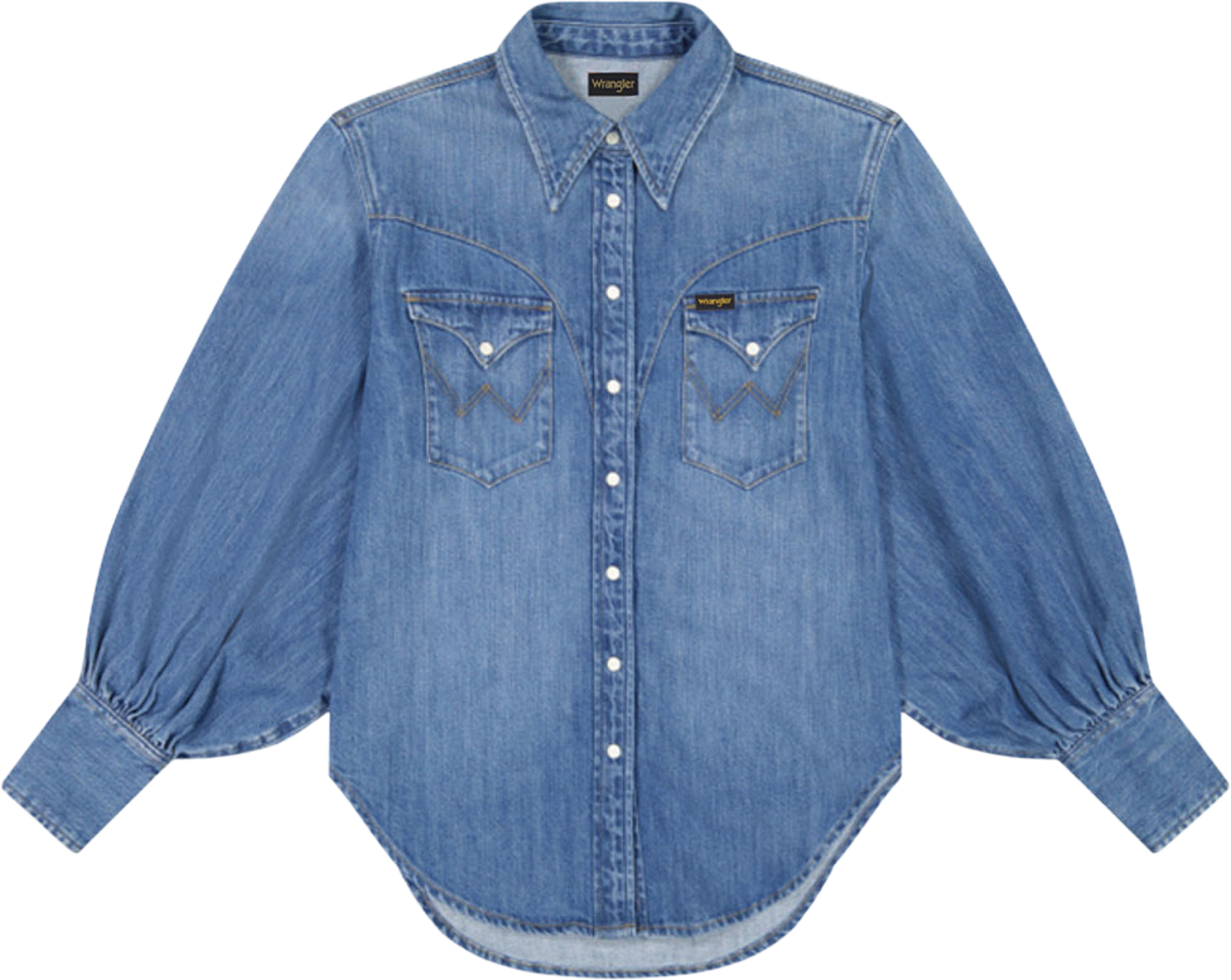 Exaggerated Western Shirt, från Wrangler, i färgen Court Classic. Klicka för att öppna bilden i stort format