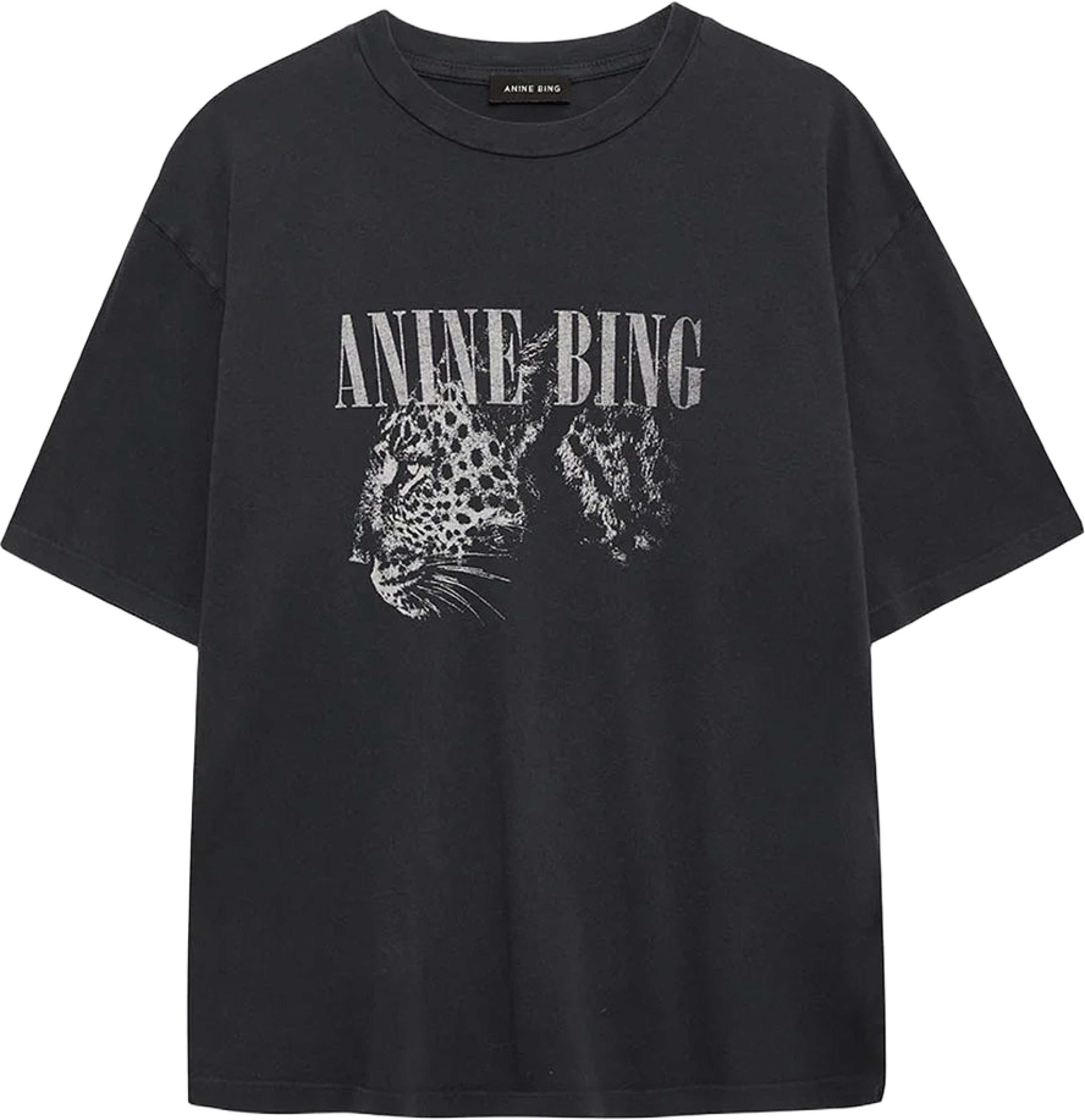 Cohen Tee, från Anine Bing, i färgen Washed Black. Klicka för att öppna bilden i stort format