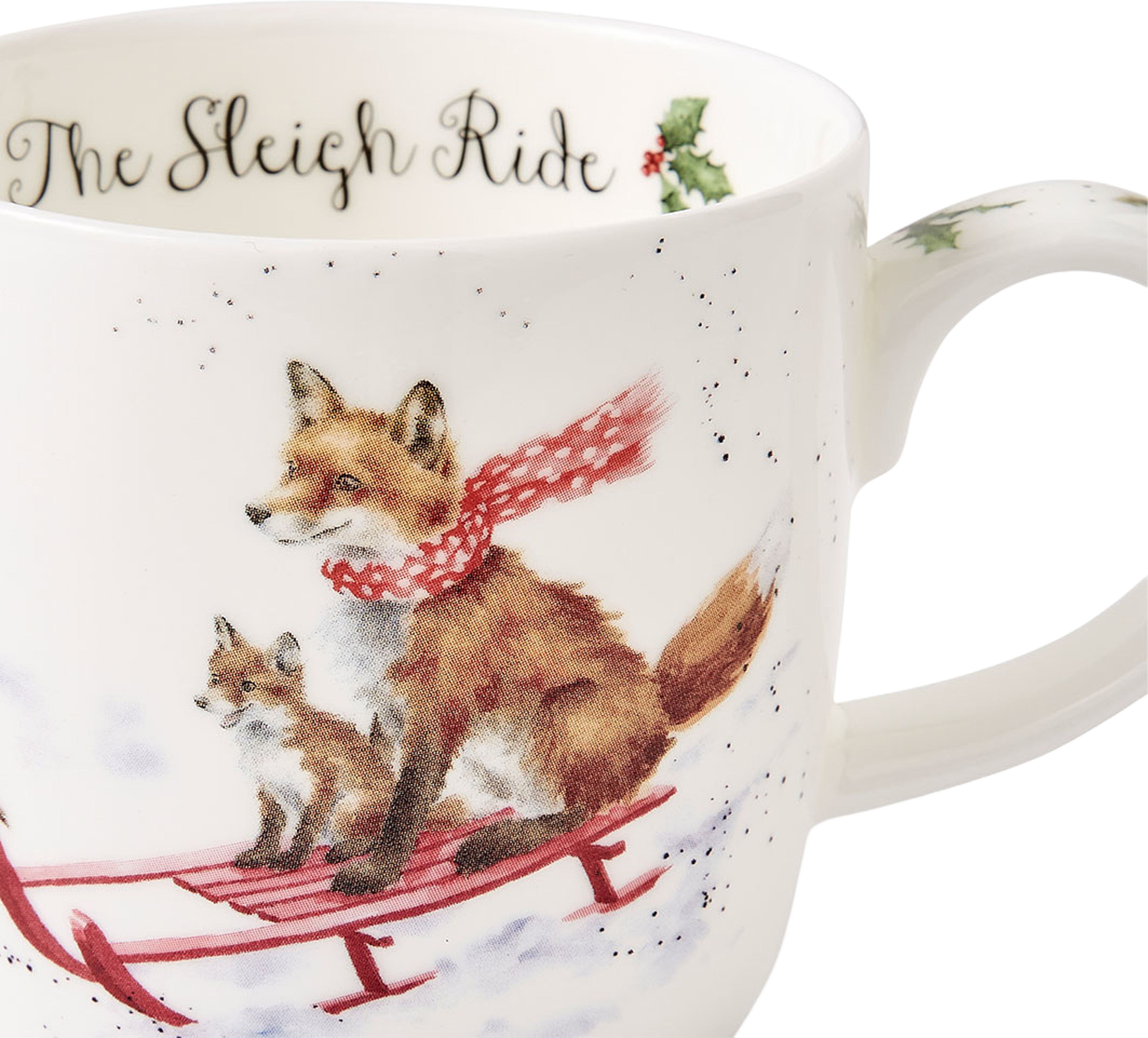 Mugg The Sleigh Ride 31 cl, från Wrendale, i färgen Multi. Klicka för att öppna bilden i stort format