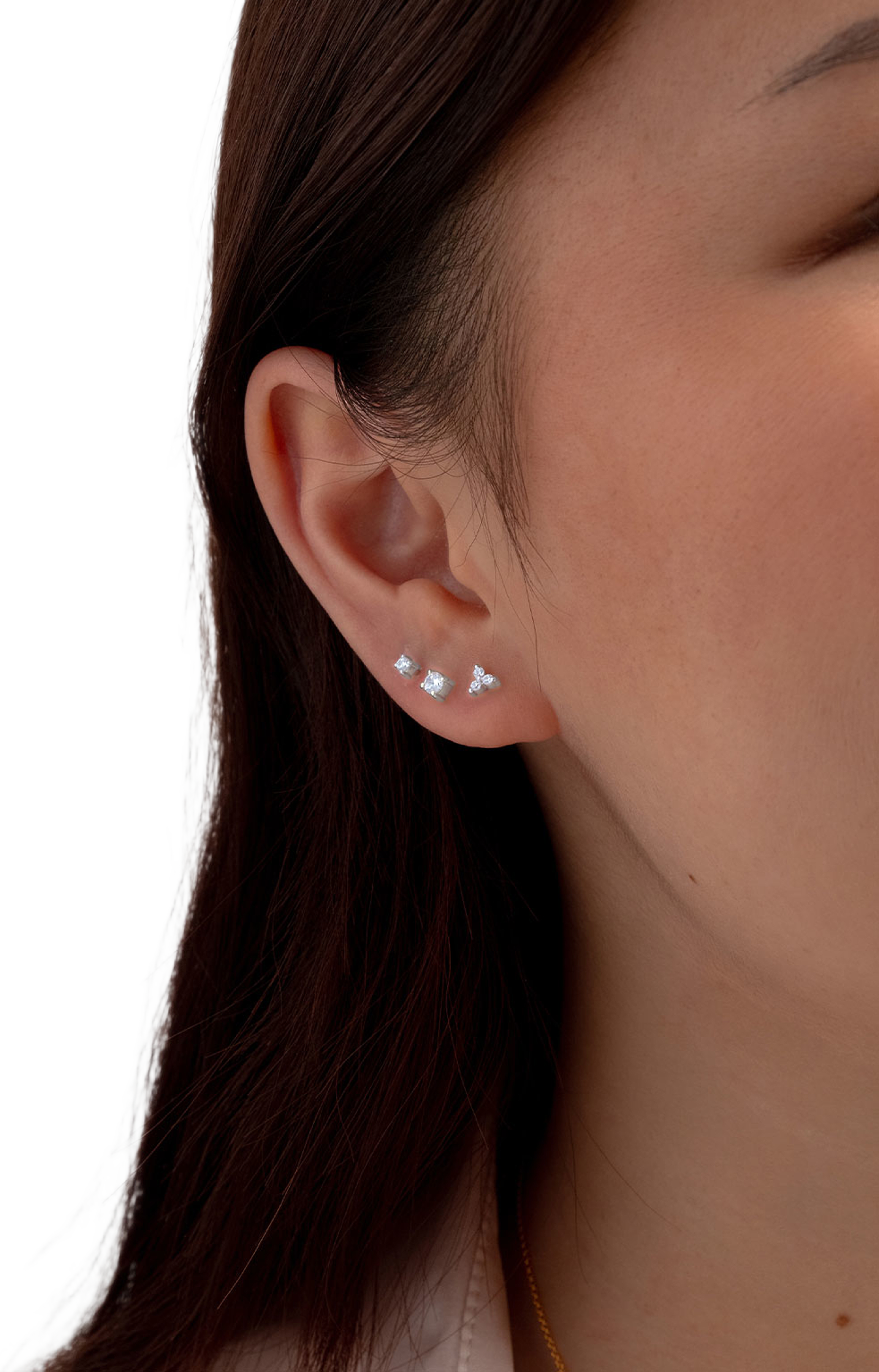 Celestia Mini Studs Silver, från Syster P, i färgen Silver. Klicka för att öppna bilden i stort format