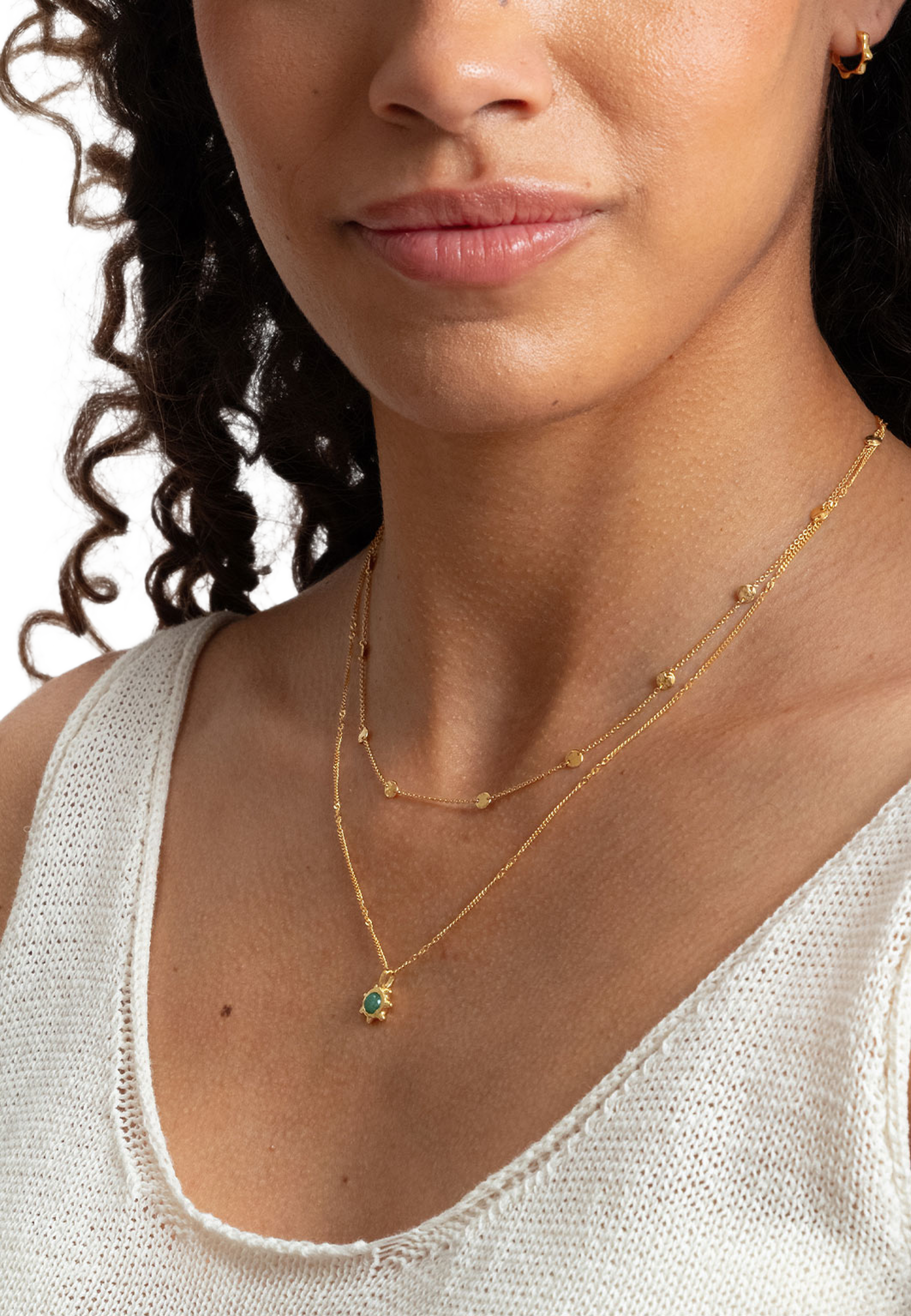 Solea Necklace Gold, från Syster P, i färgen Gold.