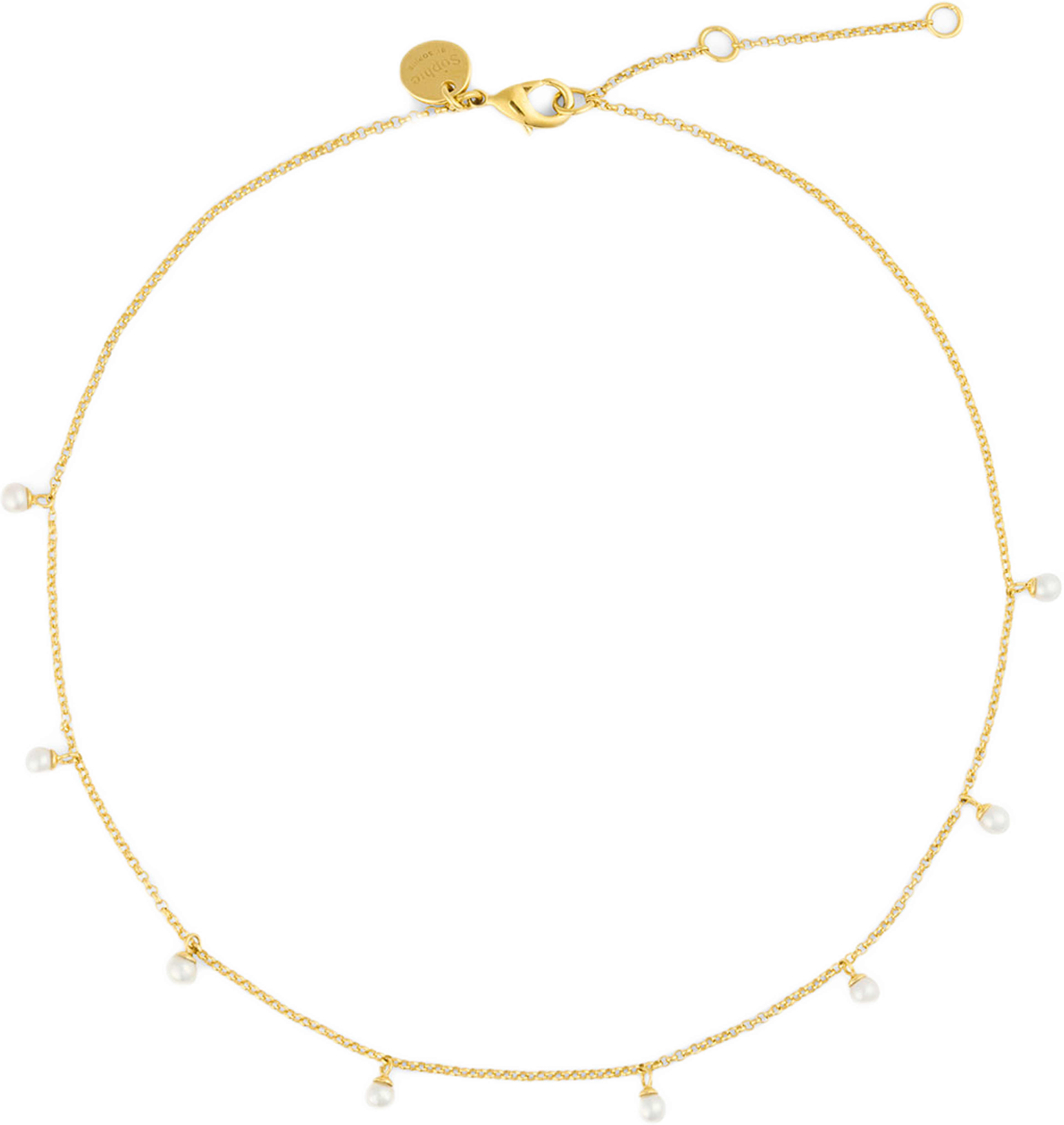 Multi Pearl Necklace, från Sophie by Sophie, i färgen Gold.