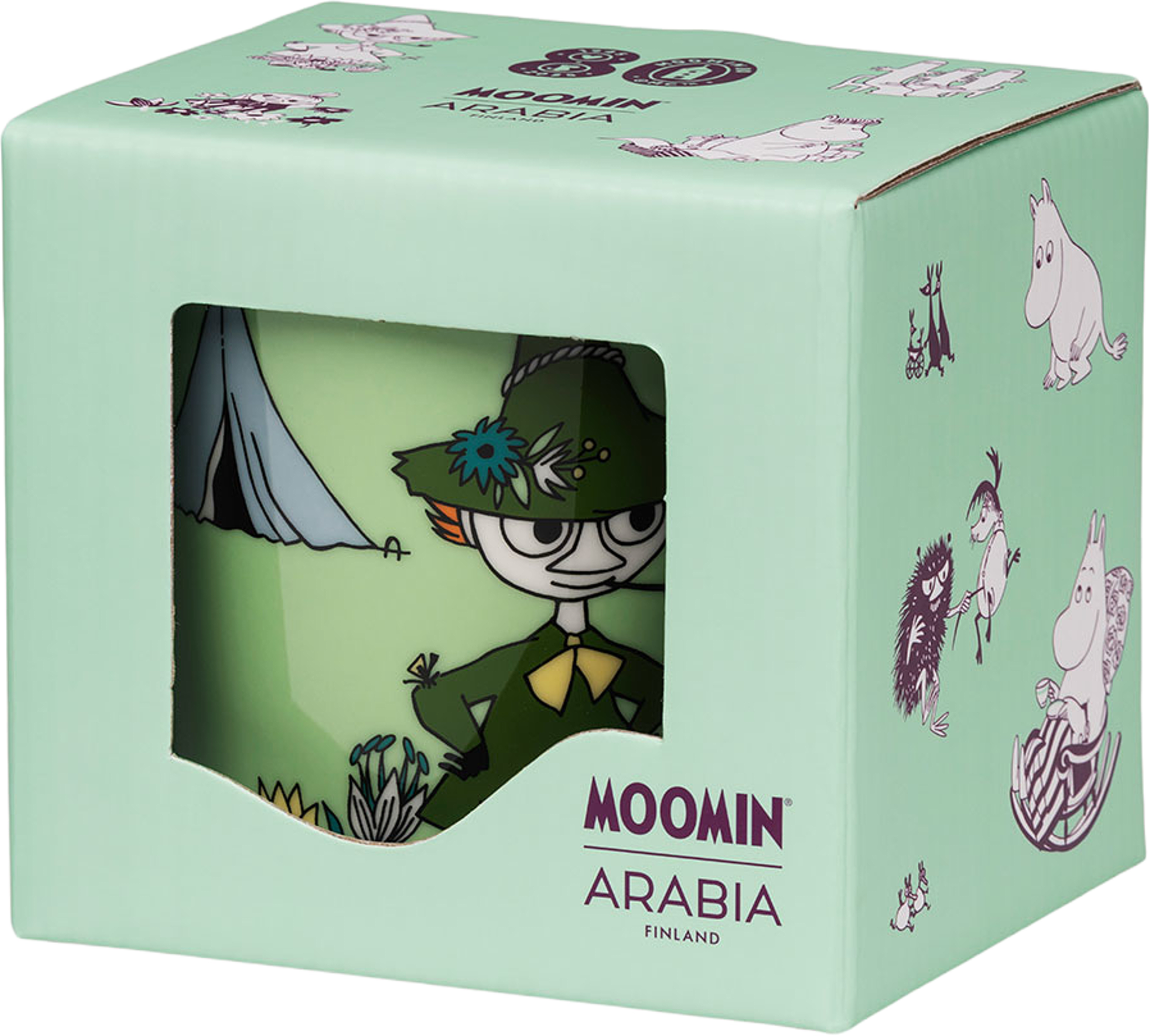 Mumin Mugg 0,3L Snusmumriken 80 Box, från Arabia, i färgen Snusmumriken. Klicka för att öppna bilden i stort format