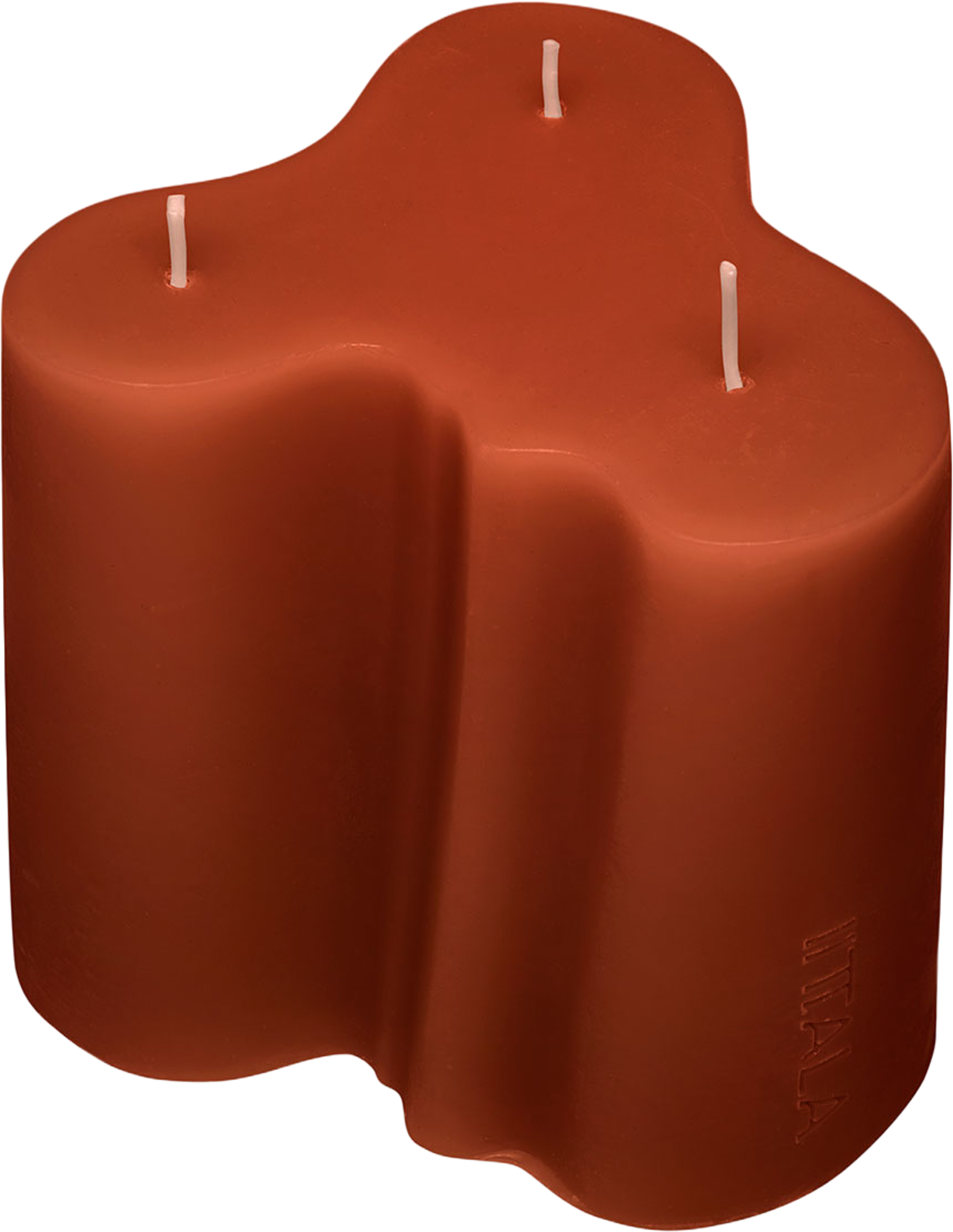 Aalto Blockljus 11 cm Eld, från Iittala, i färgen Terracotta. Klicka för att öppna bilden i stort format