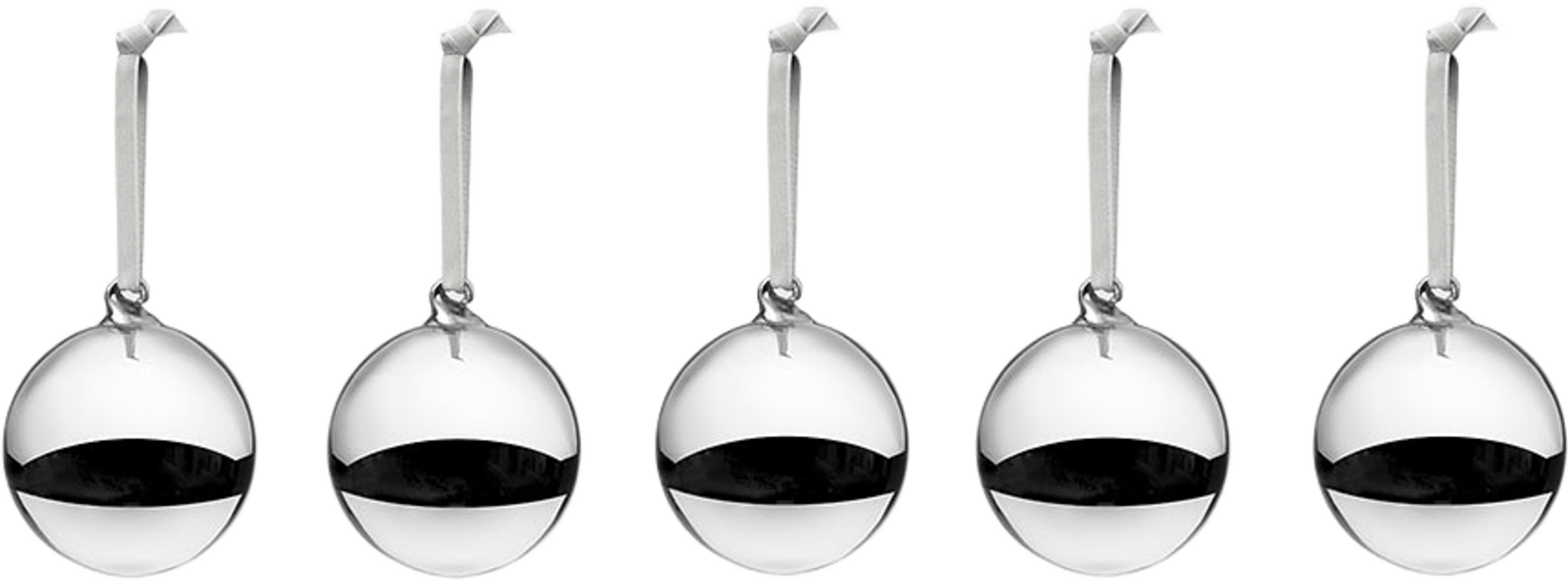 Iittala Glaskula 80 mm Silver 5-Pack, från Iittala, i färgen Silver. Klicka för att öppna bilden i stort format