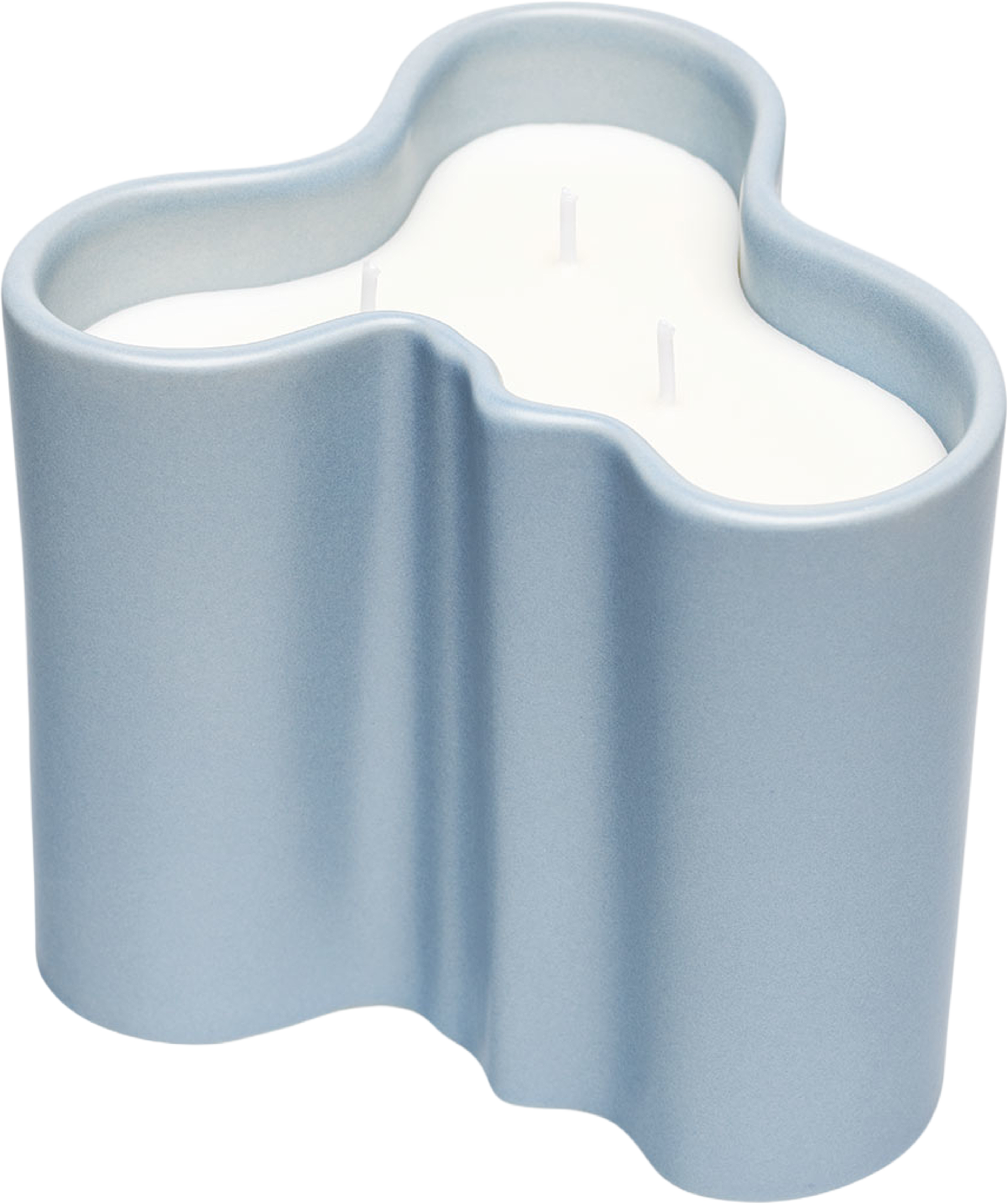 Aalto Doftljus 11 cm Eld, från Iittala, i färgen Ljusblå. Klicka för att öppna bilden i stort format