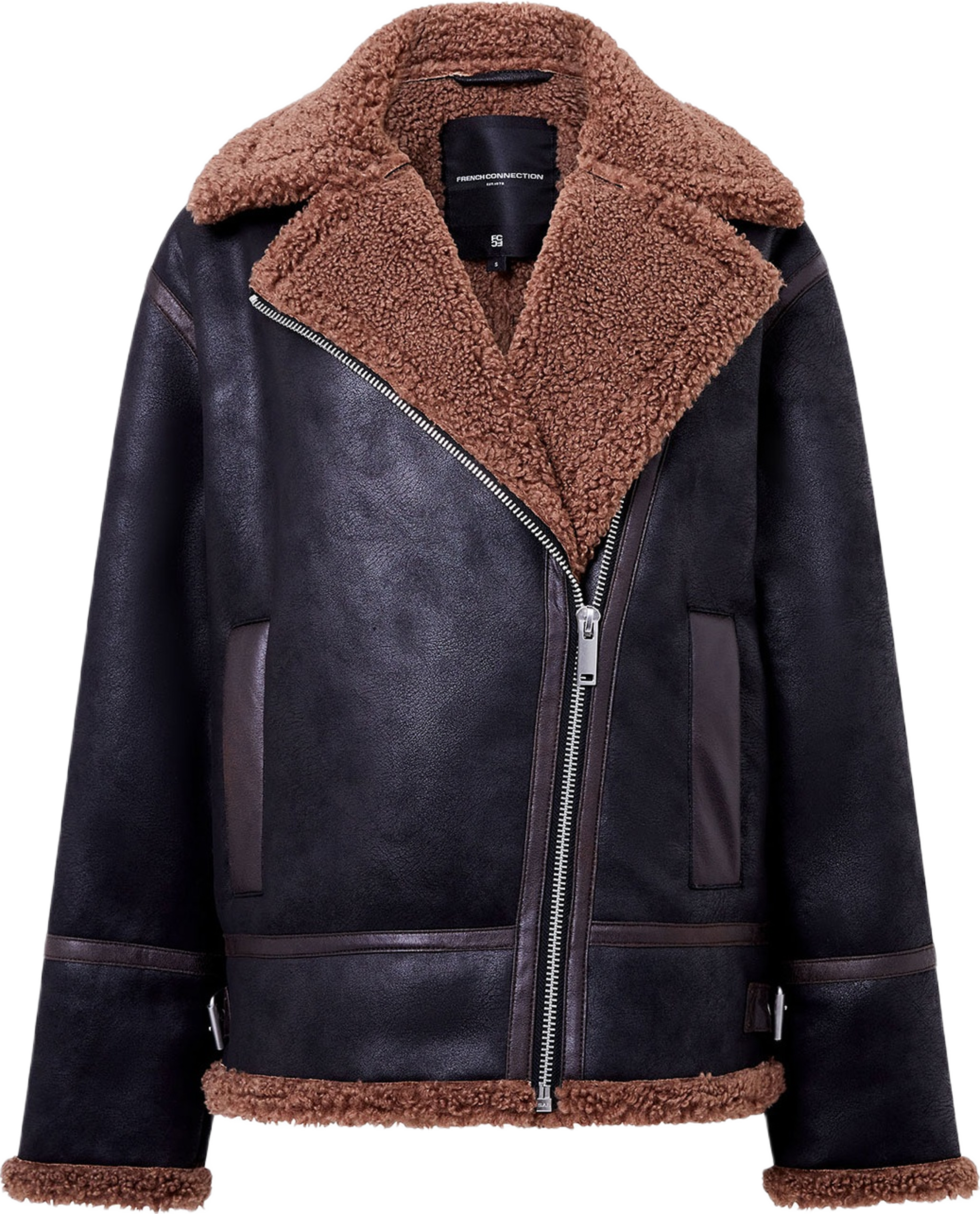 Suedette Zip Up Jacket