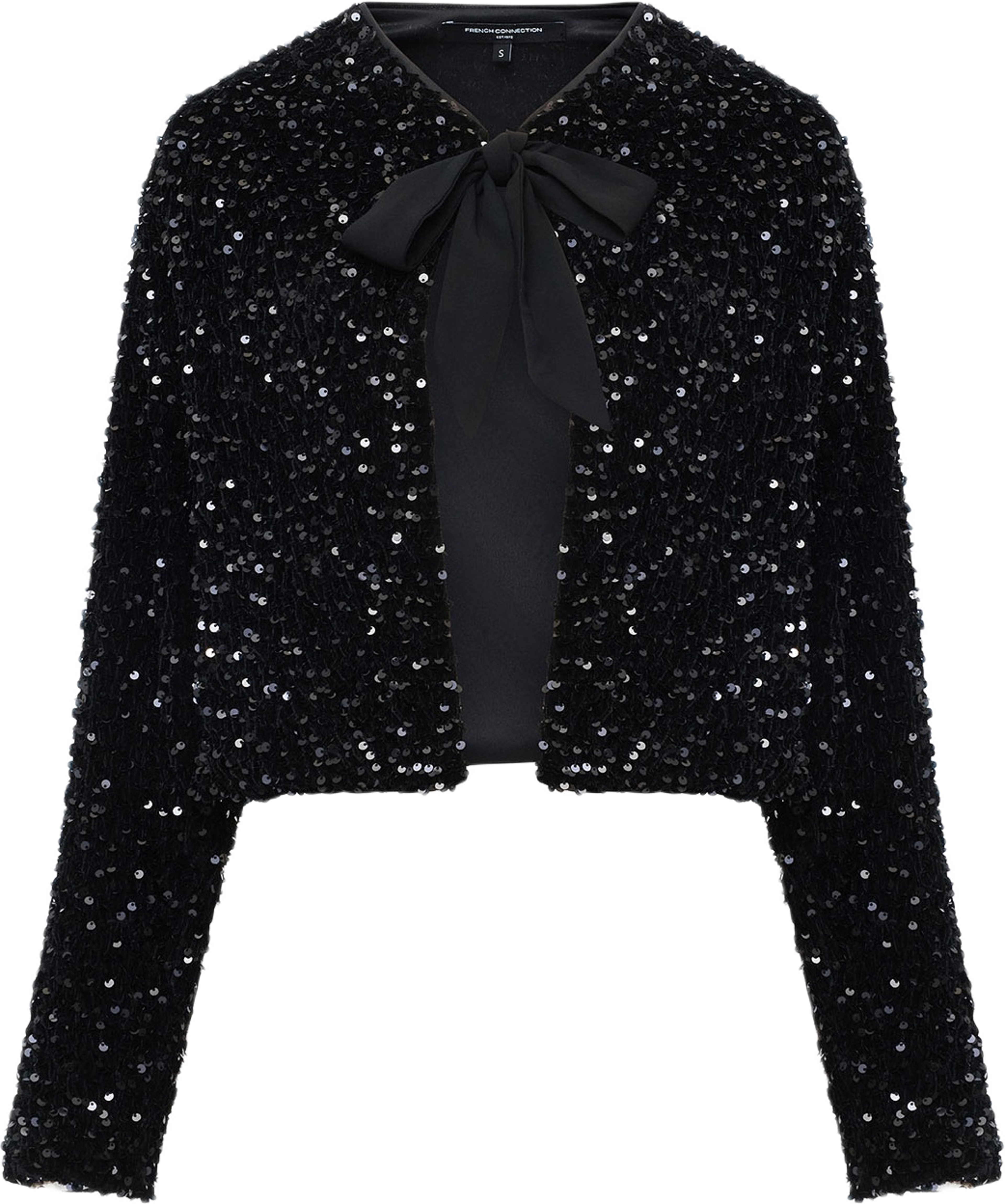 Monet Sequin Tie Cardigan