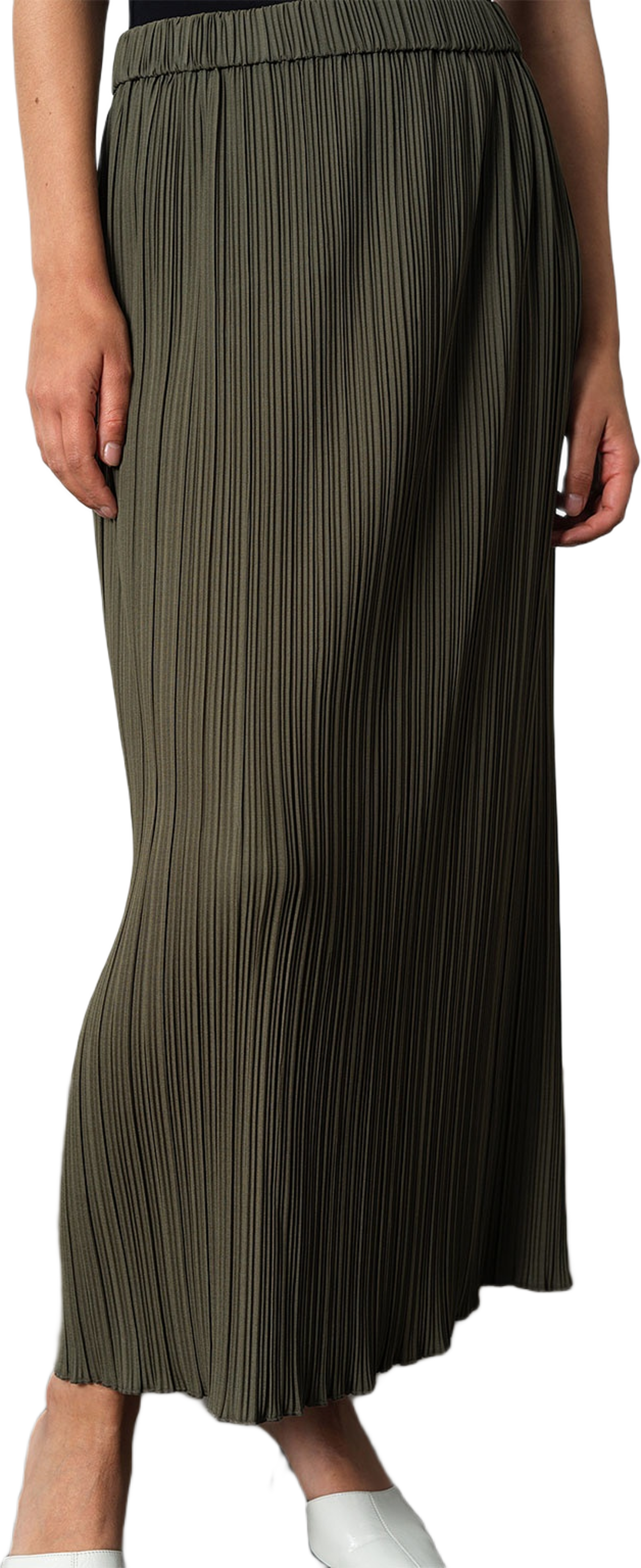 Niri Plisse Columned Midi Skir