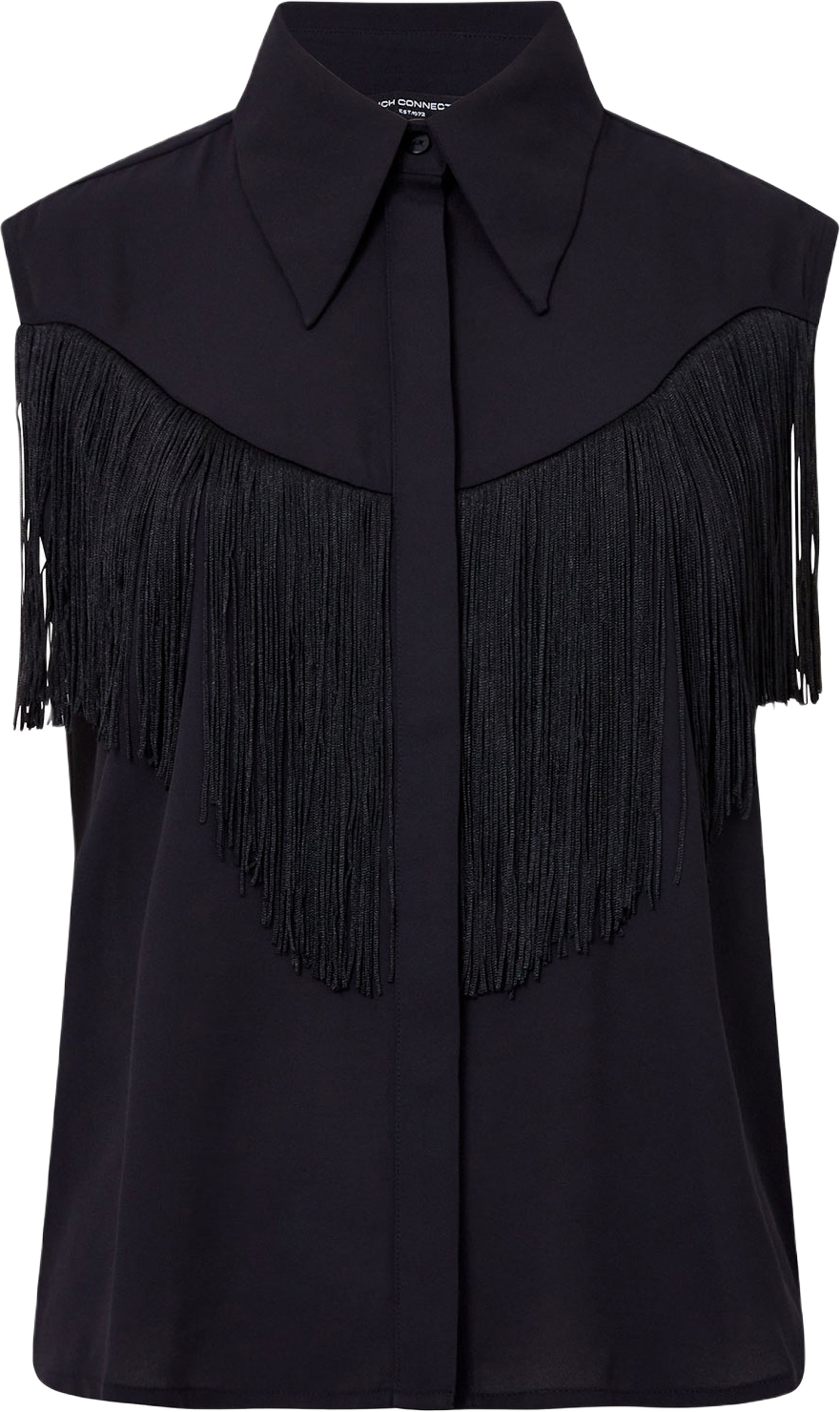Mila Slvlss Fringed Top