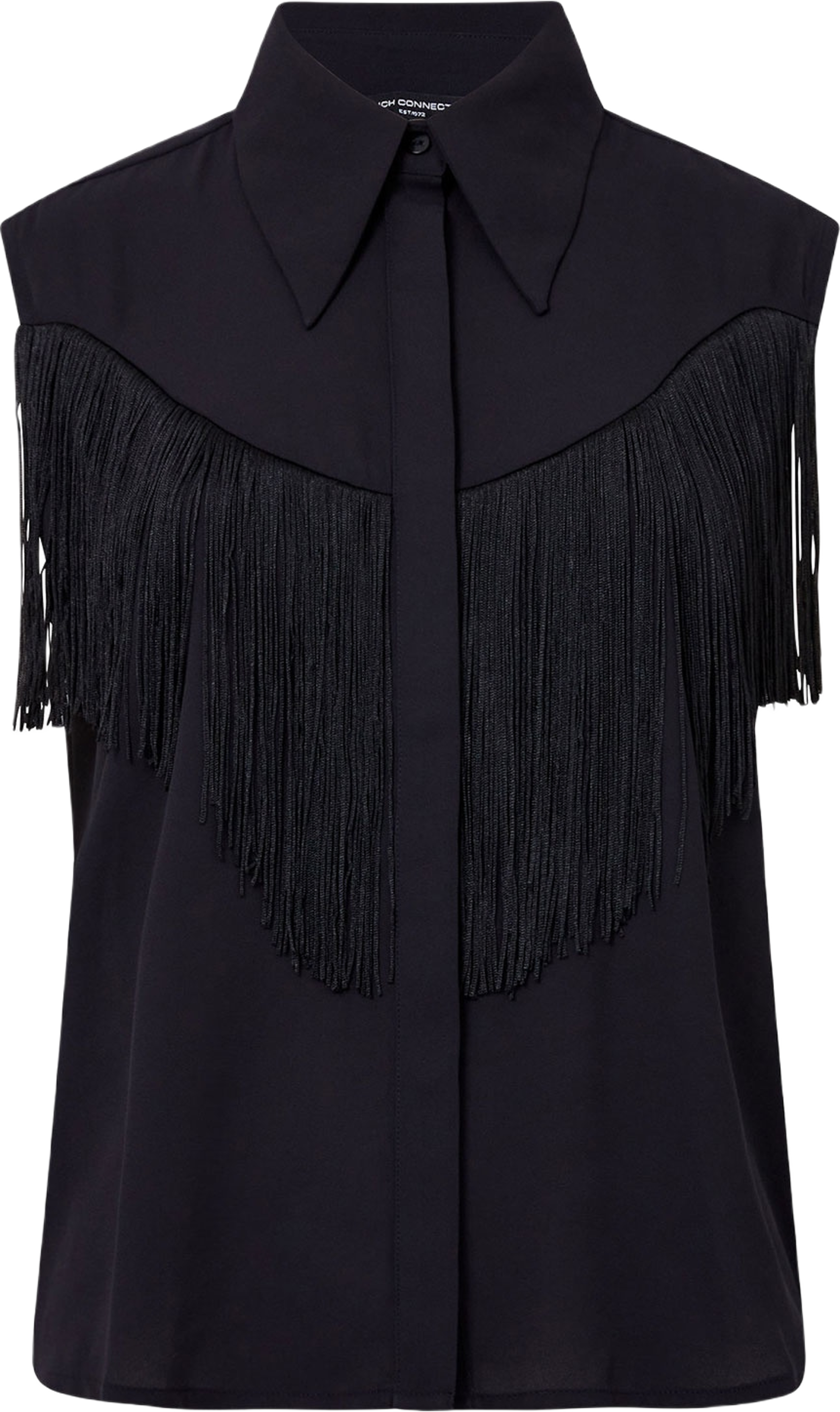 Mila Slvlss Fringed Top